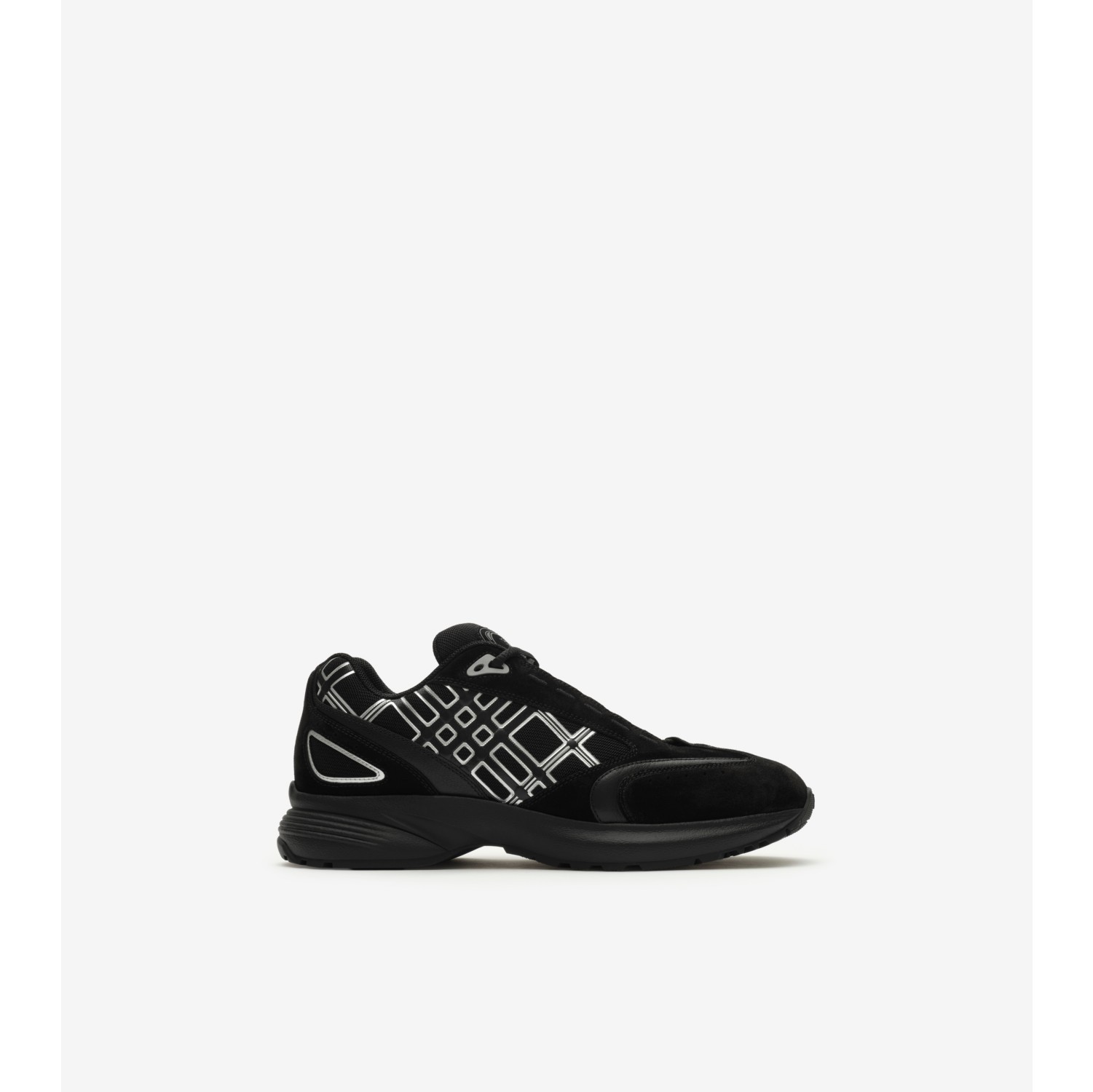 Nylon, Suede and Leather Eclipse Sneakers