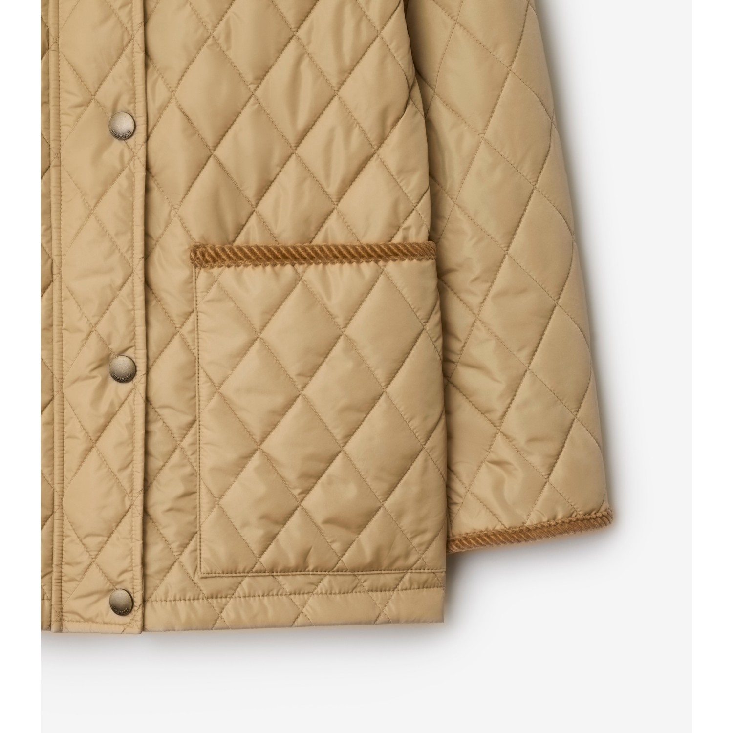 Quilted Nylon Barn Jacket - thumbnail 4
