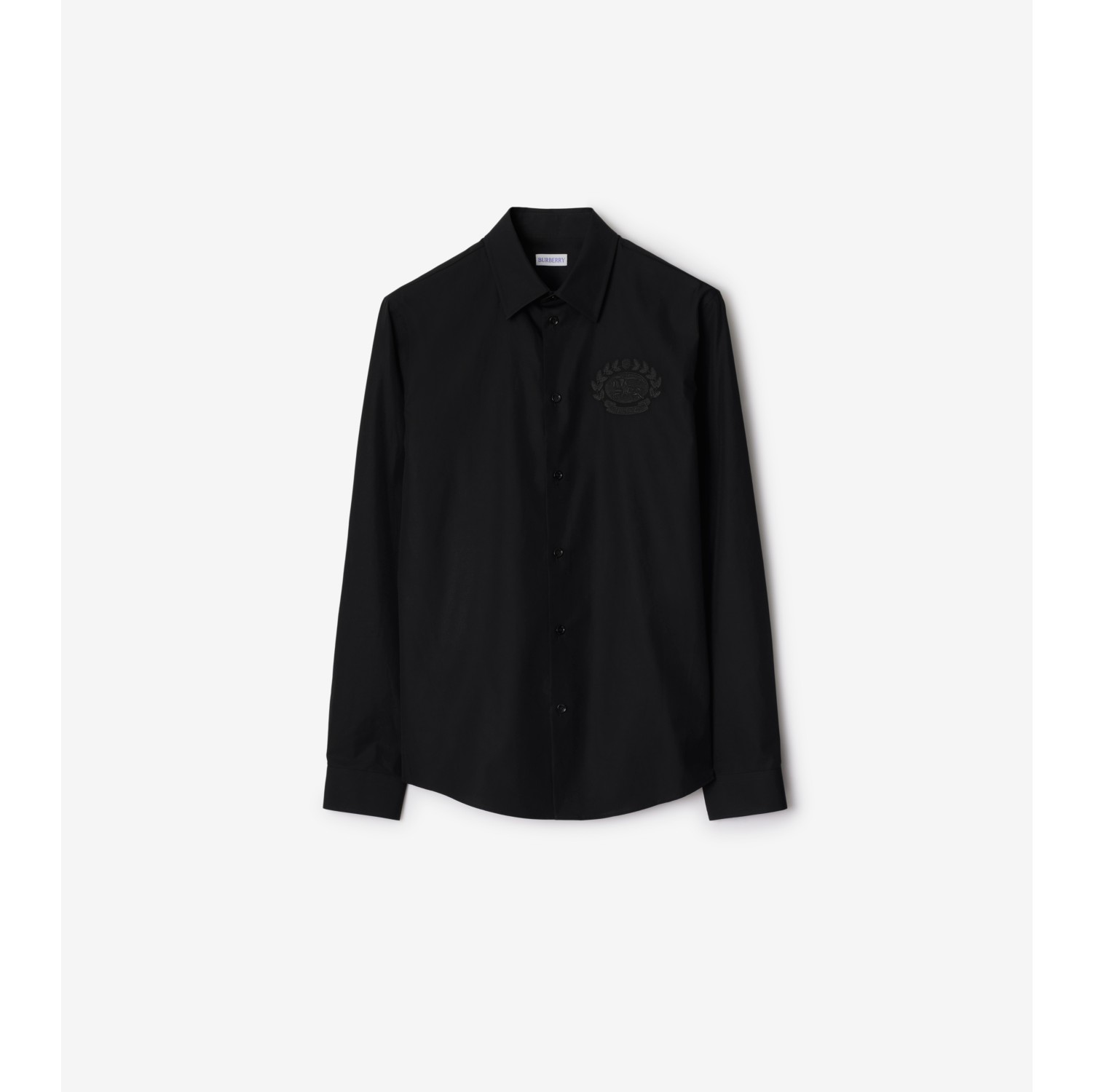 EKD Cotton Shirt in Black Men Burberry Official