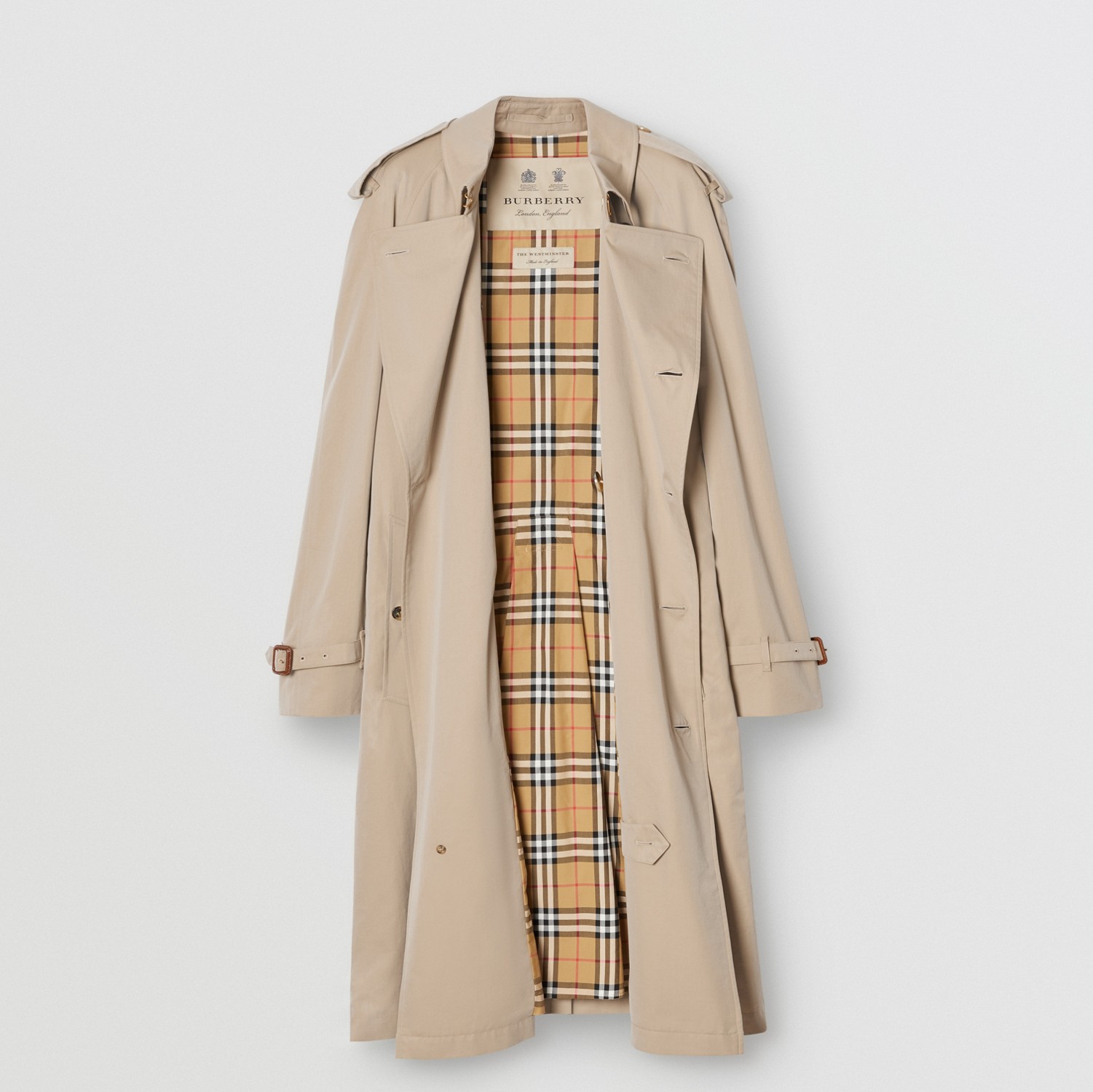 Trench coat Heritage The Westminster (Miele) - Uomo | Sito ufficiale Burberry®