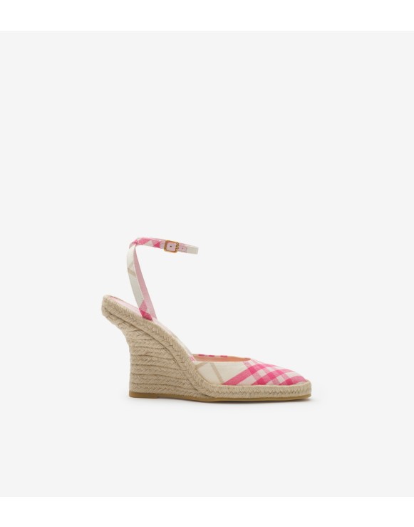 Check Mews Espadrille Pumps​