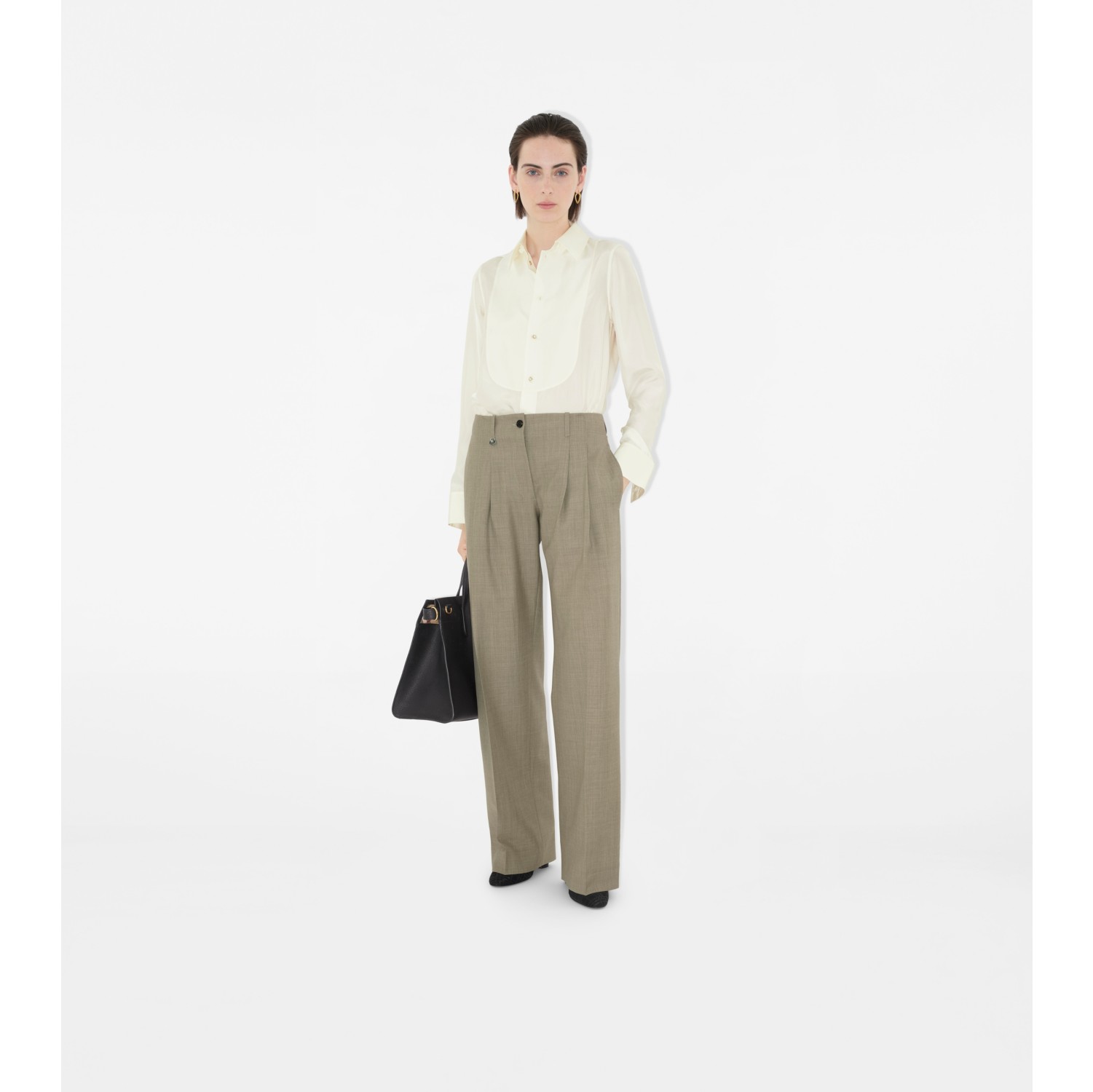 Wool Tailored Trousers