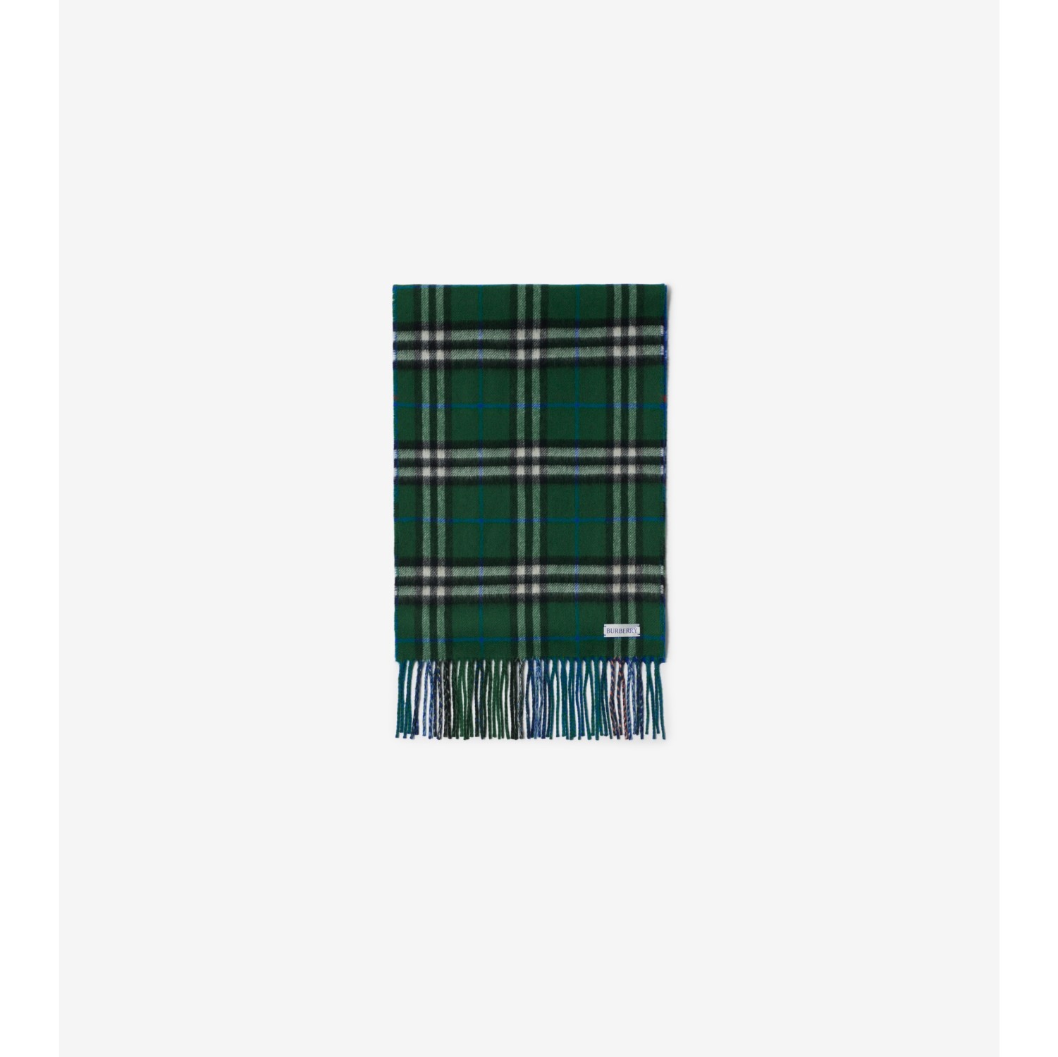 Reversible Check Cashmere Scarf