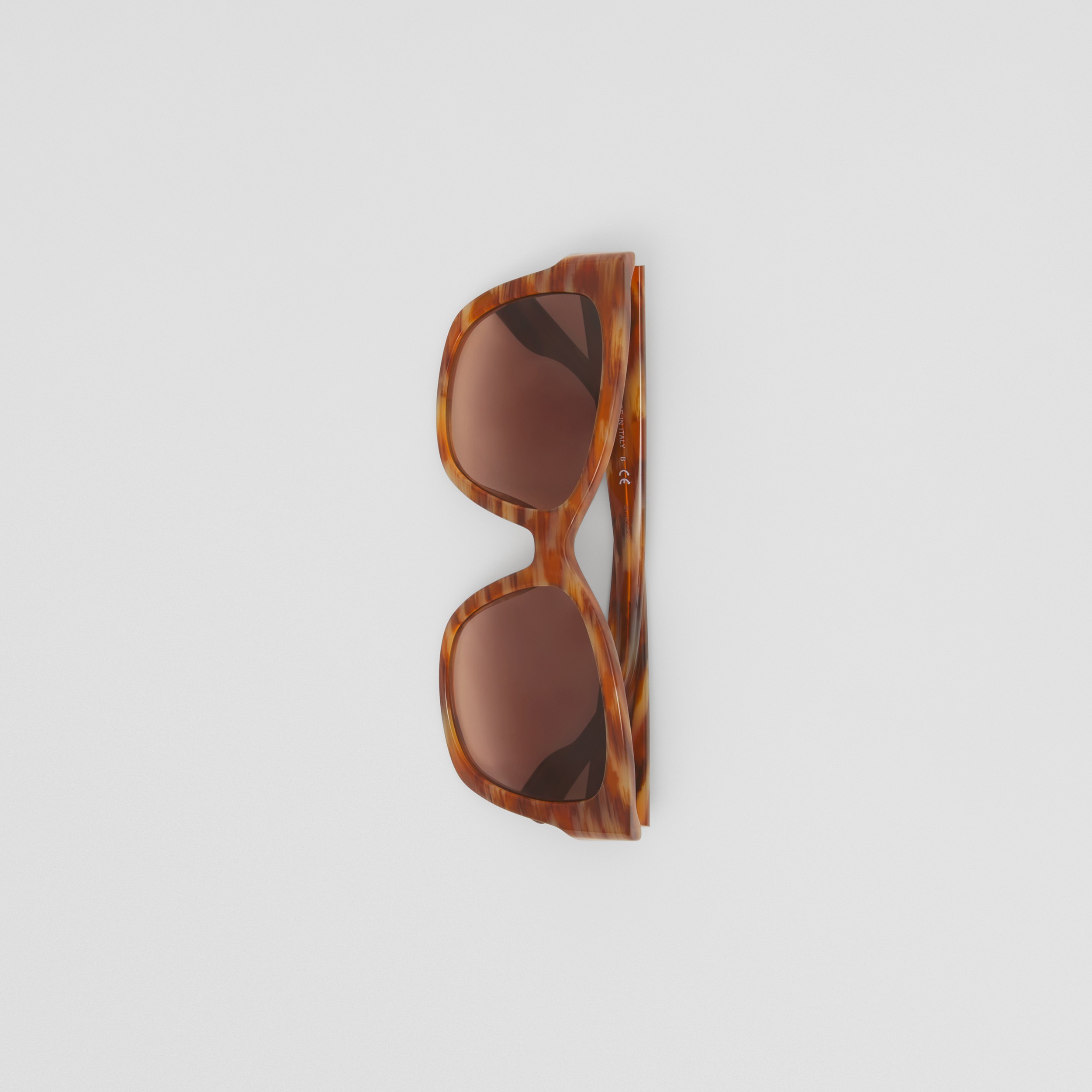 Monogram Motif Square Frame Sunglasses in Deer Print - Women | Burberry® Official - 4