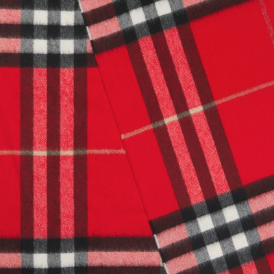 burberry red cashmere scarf