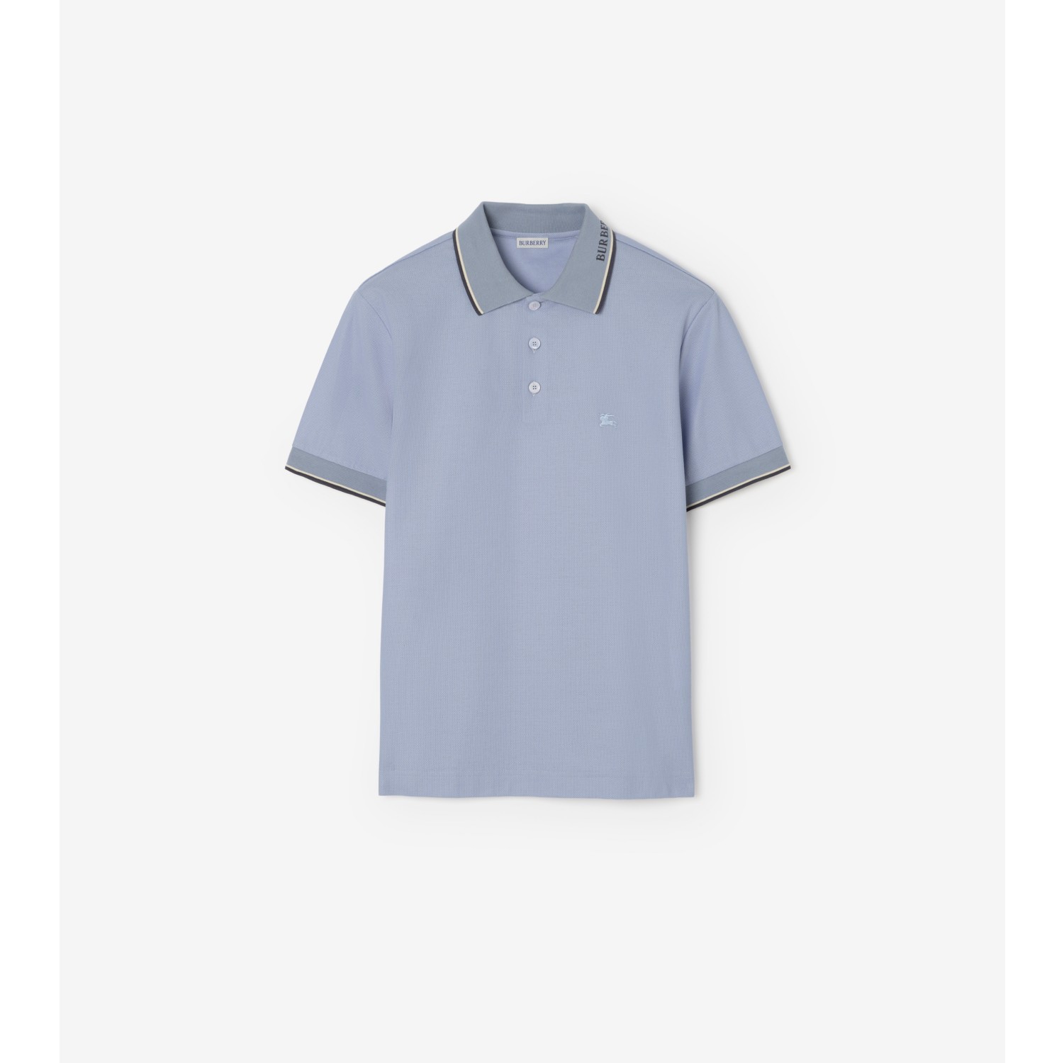 Logo Collar Cotton Polo Shirt