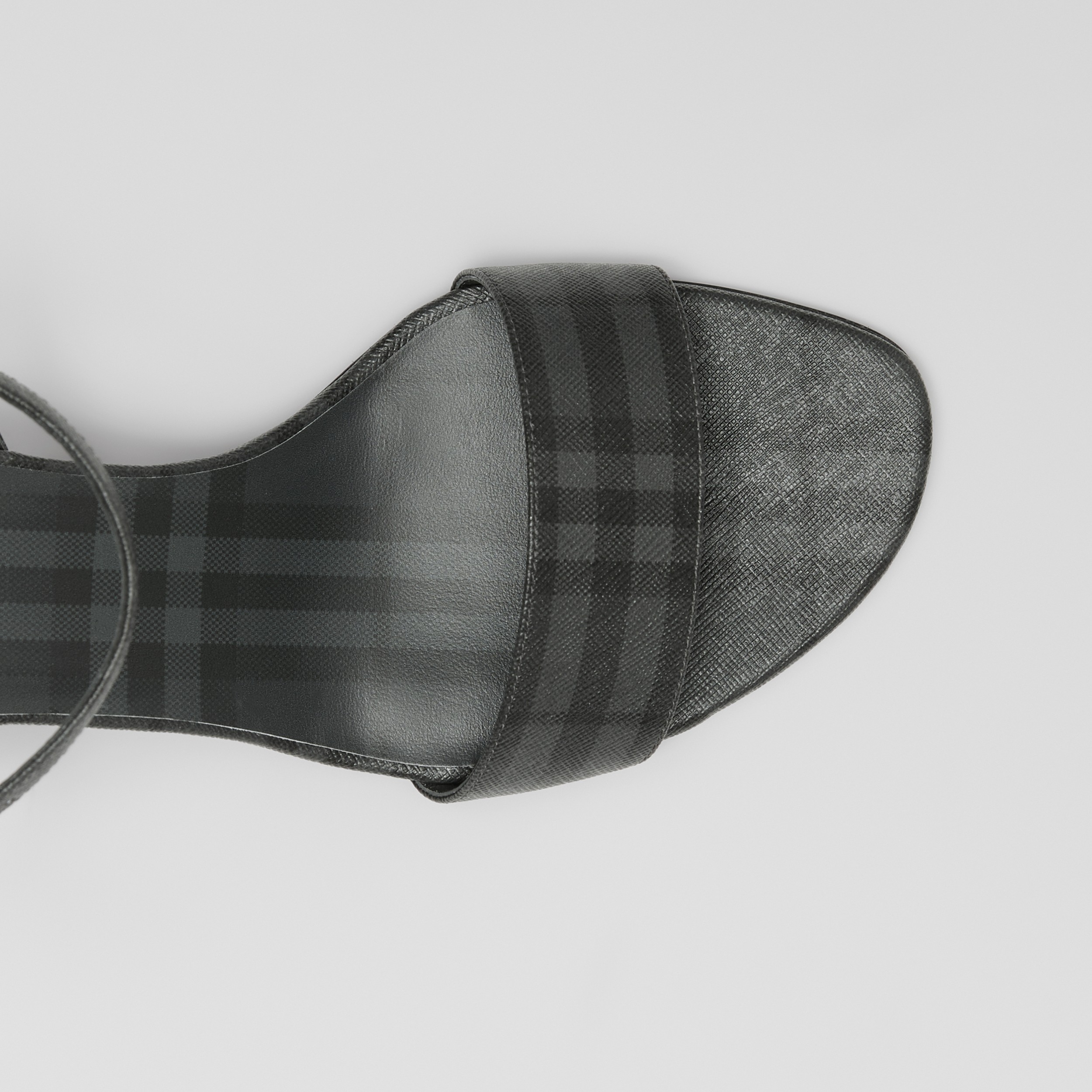 Vintage Check Sandals in Charcoal - Women | Burberry® Official - 2