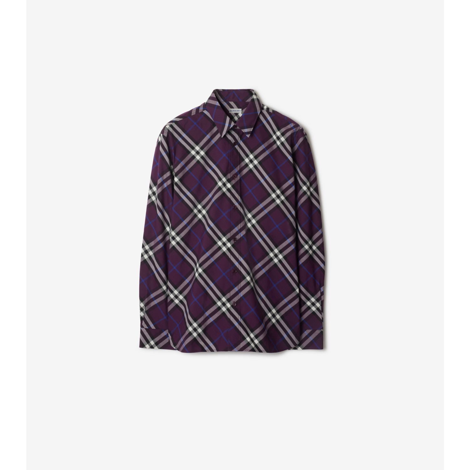 Burberry Check Cotton Shirt Size M