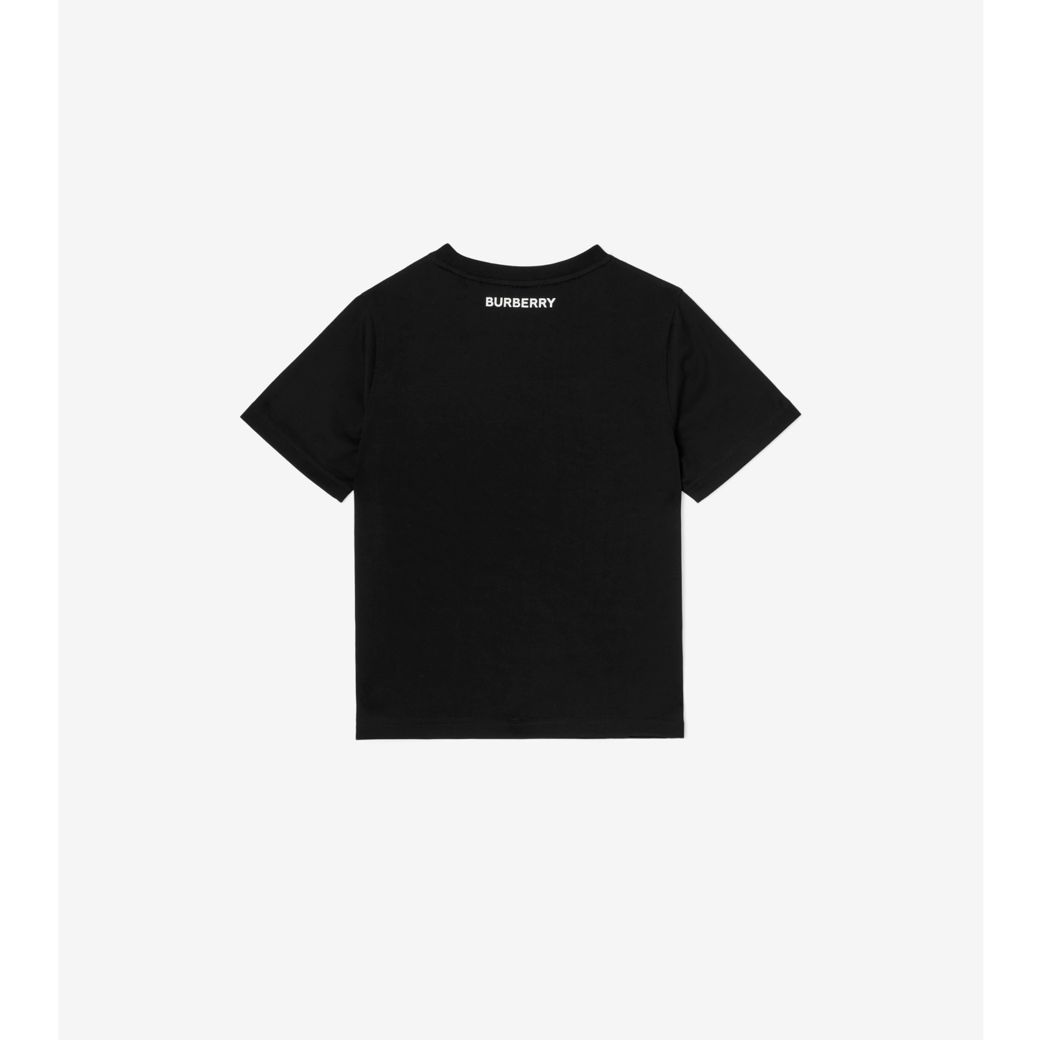 ヴィンテージチェックパネル コットンTシャツ (ブラック) | Burberry®公式サイト