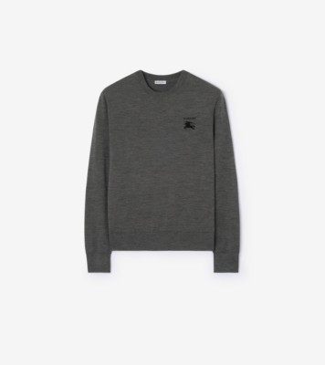 ウールセーター (グレー) - メンズ | Burberry®公式サイト