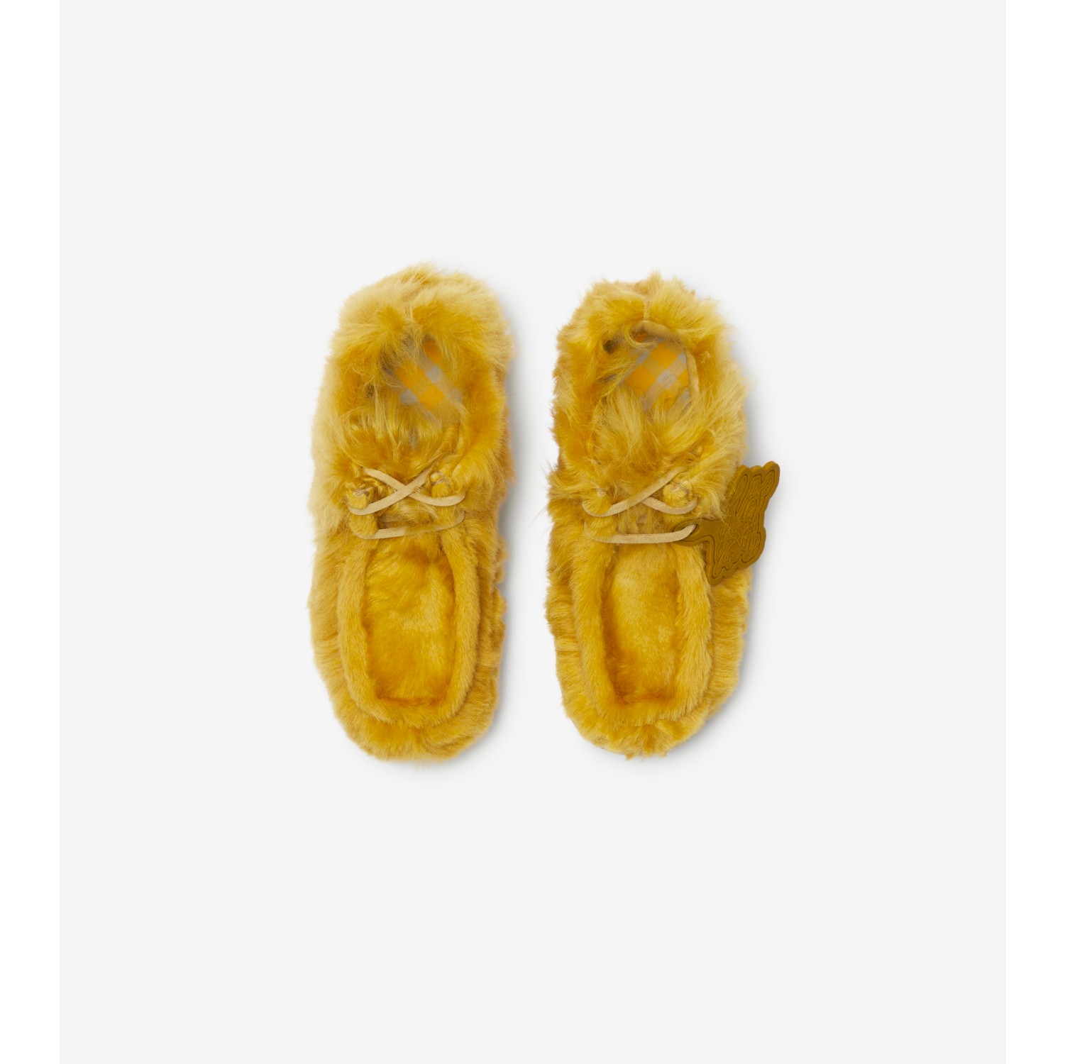 Shearling Creeper Shoes In Manilla Men Burberry Official