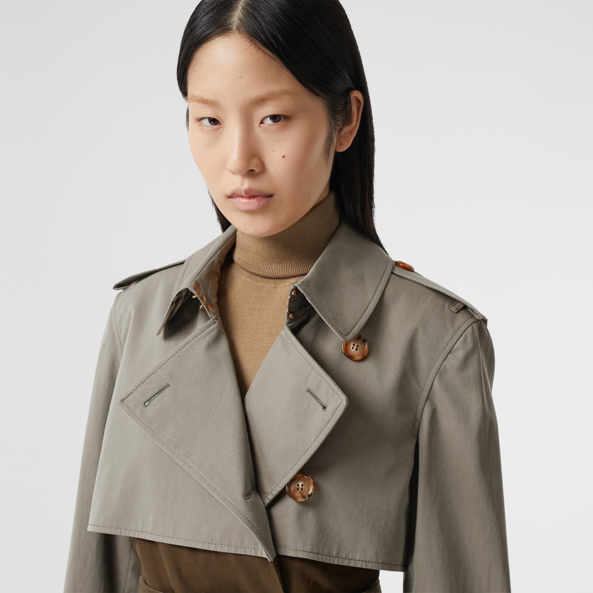 Two-tone Reconstructed Trench Coat - Women | Burberry United States