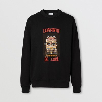 black burberry sweatshirt