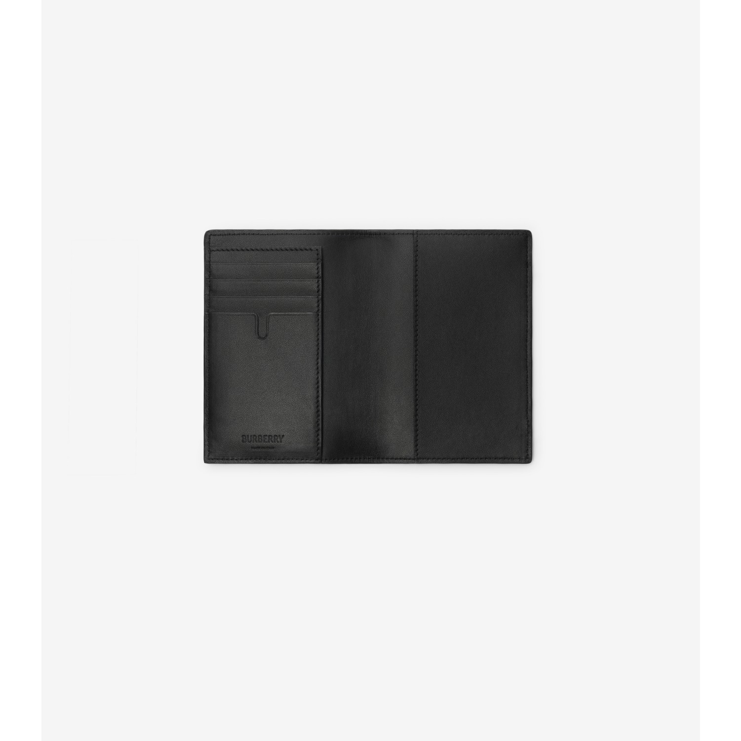 City Check Passport Holder in Iron grey - Men, Technical, Cotton | Burberry® Official