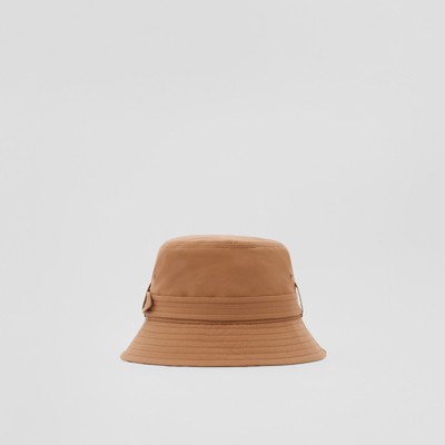 brown bucket hat