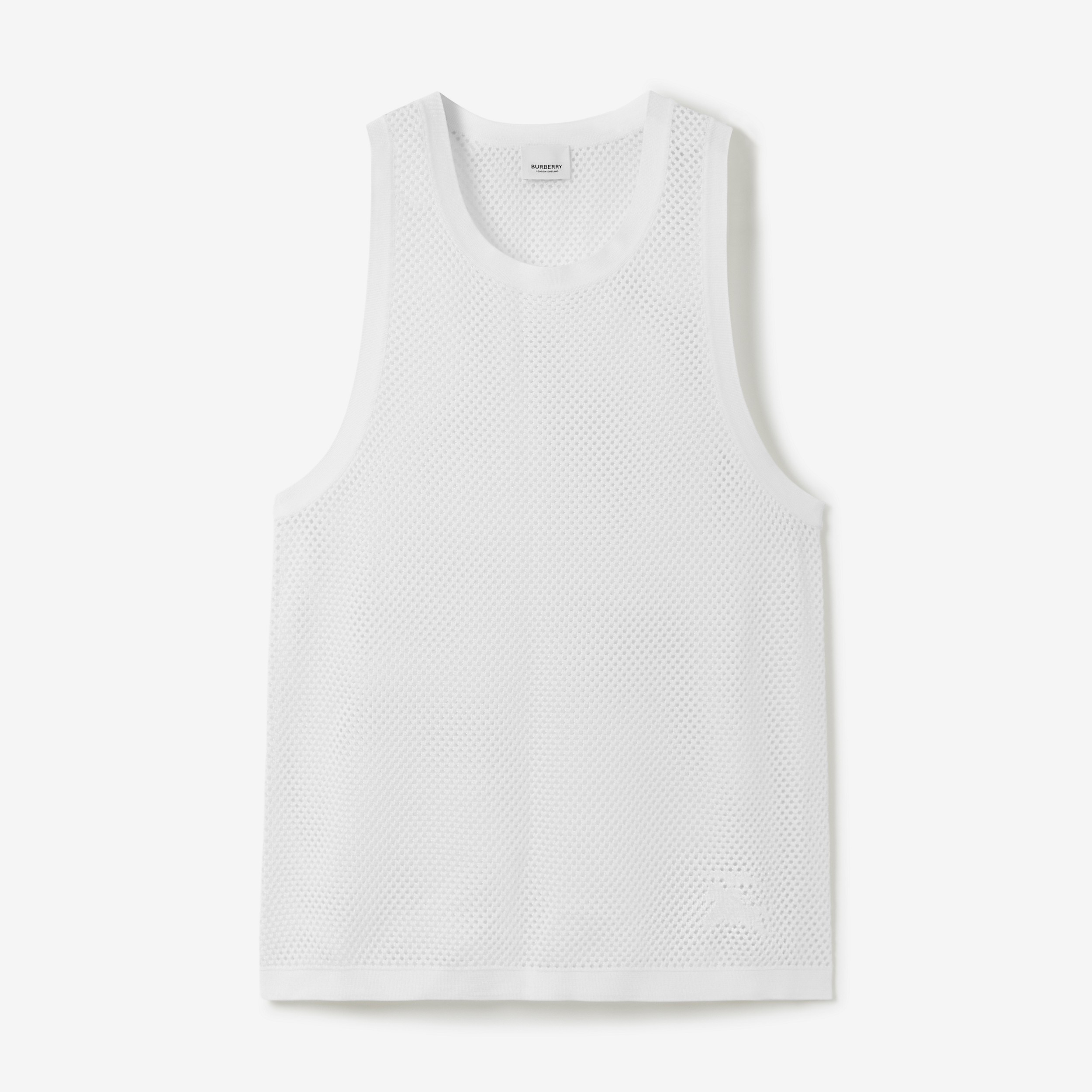 Mesh Vest in White - Women | Burberry® Official - 1