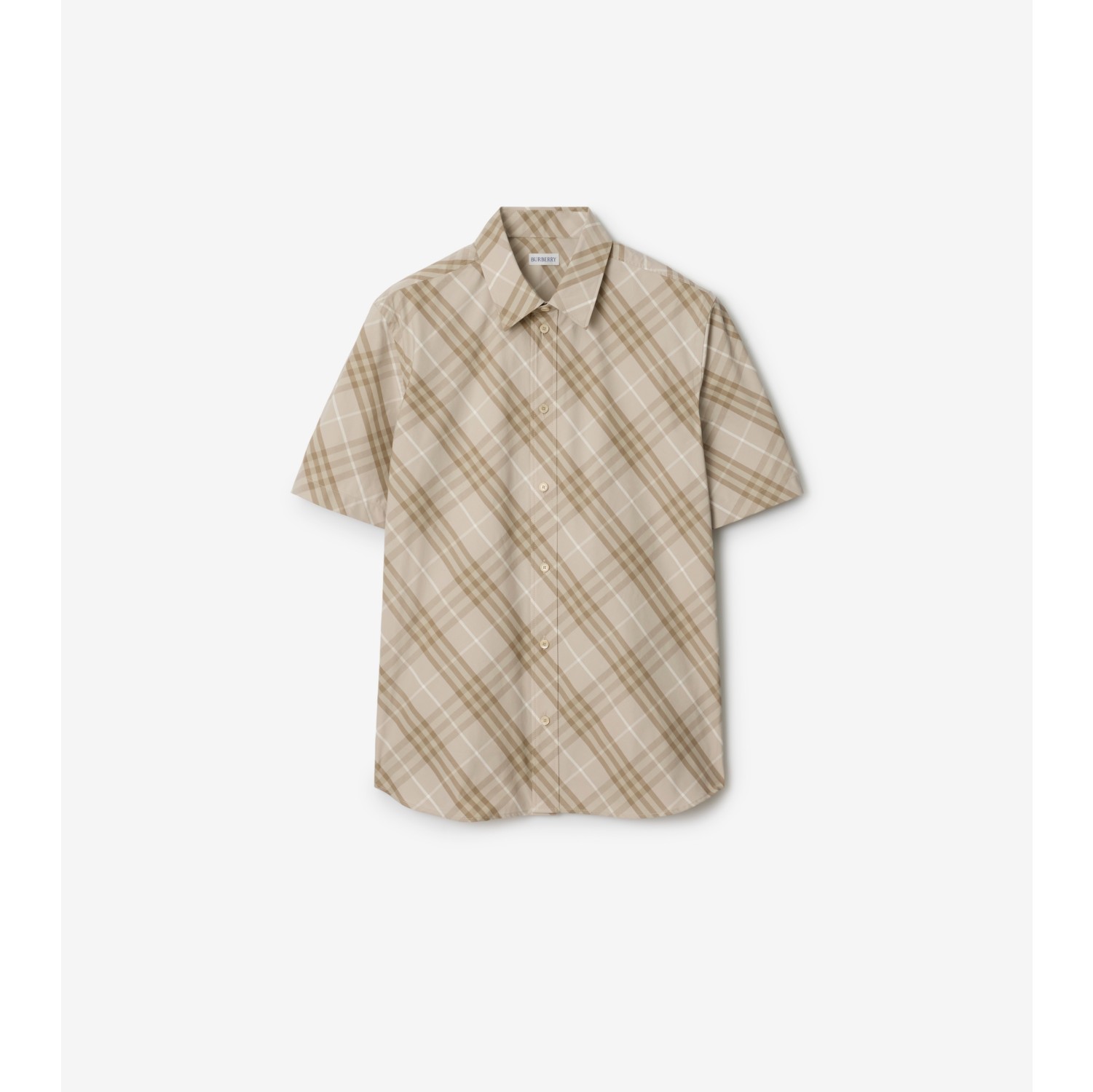 Relaxed Fit Check Cotton Shirt