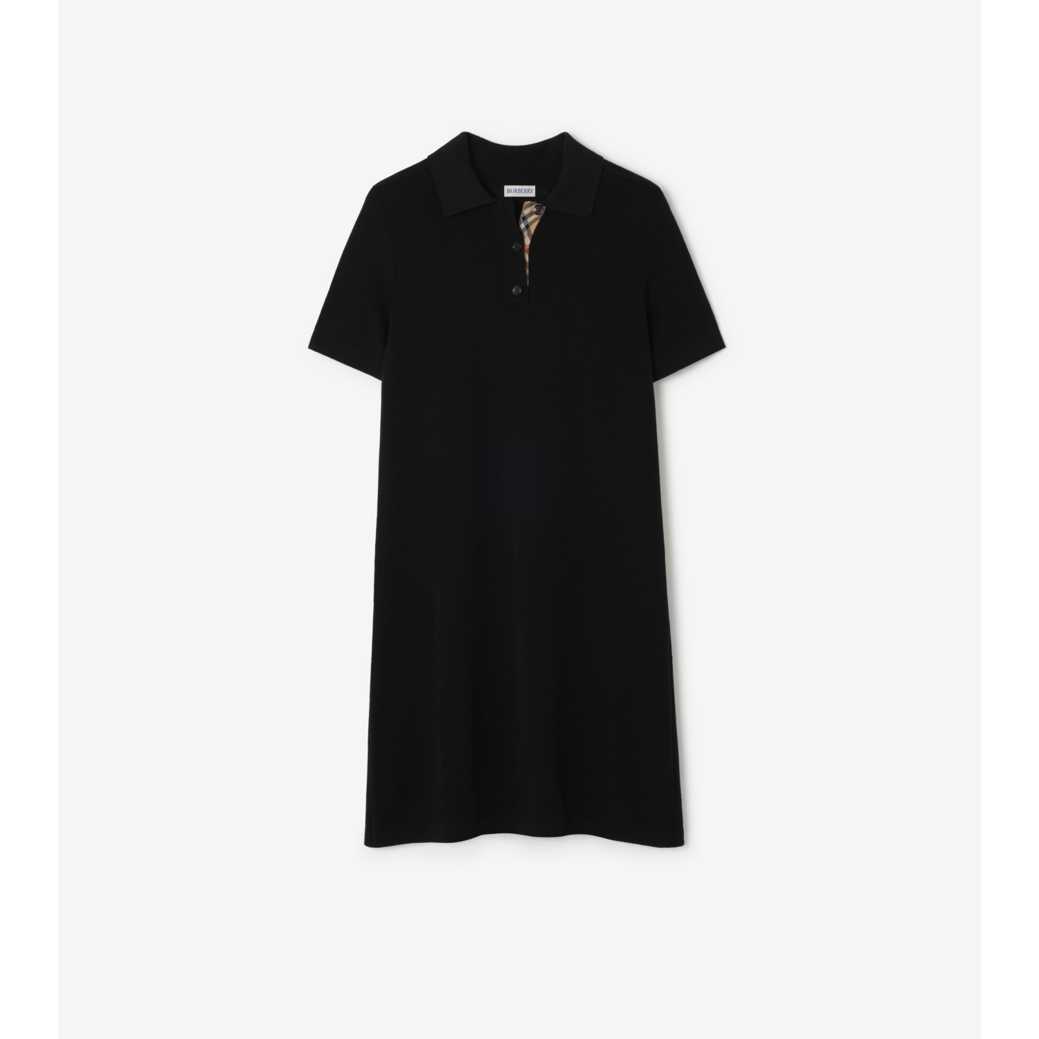 Wool Polo Shirt Dress