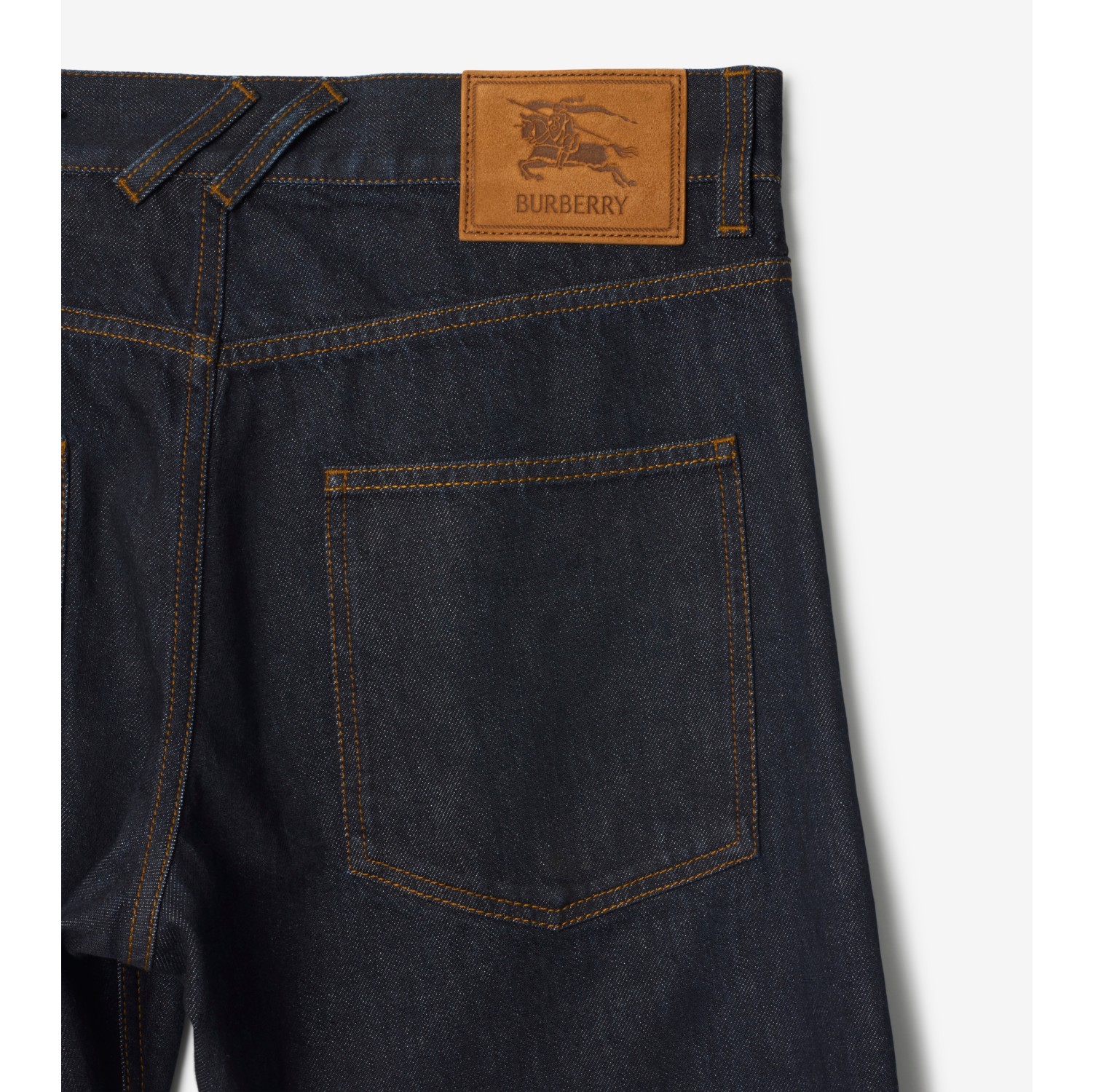 Straight Turn-up Jeans