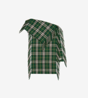 チェック カシミア ハッピースカーフ (アイビー) | Burberry®公式サイト