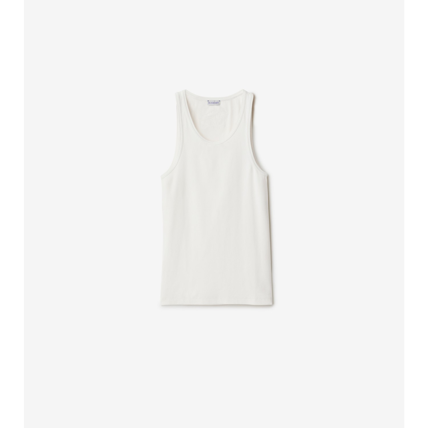 Stretch Cotton Vest in Salt | Burberry® Official