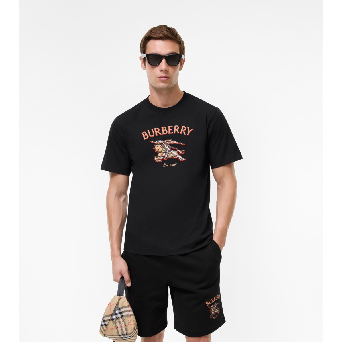  Check Knight Cotton T-shirt