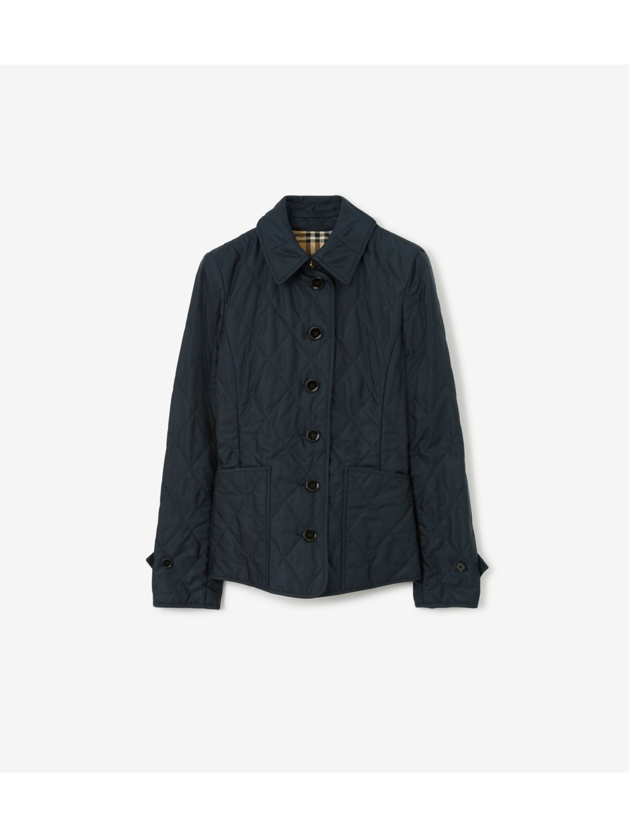 Franwell diamond quilted jacket burberry online