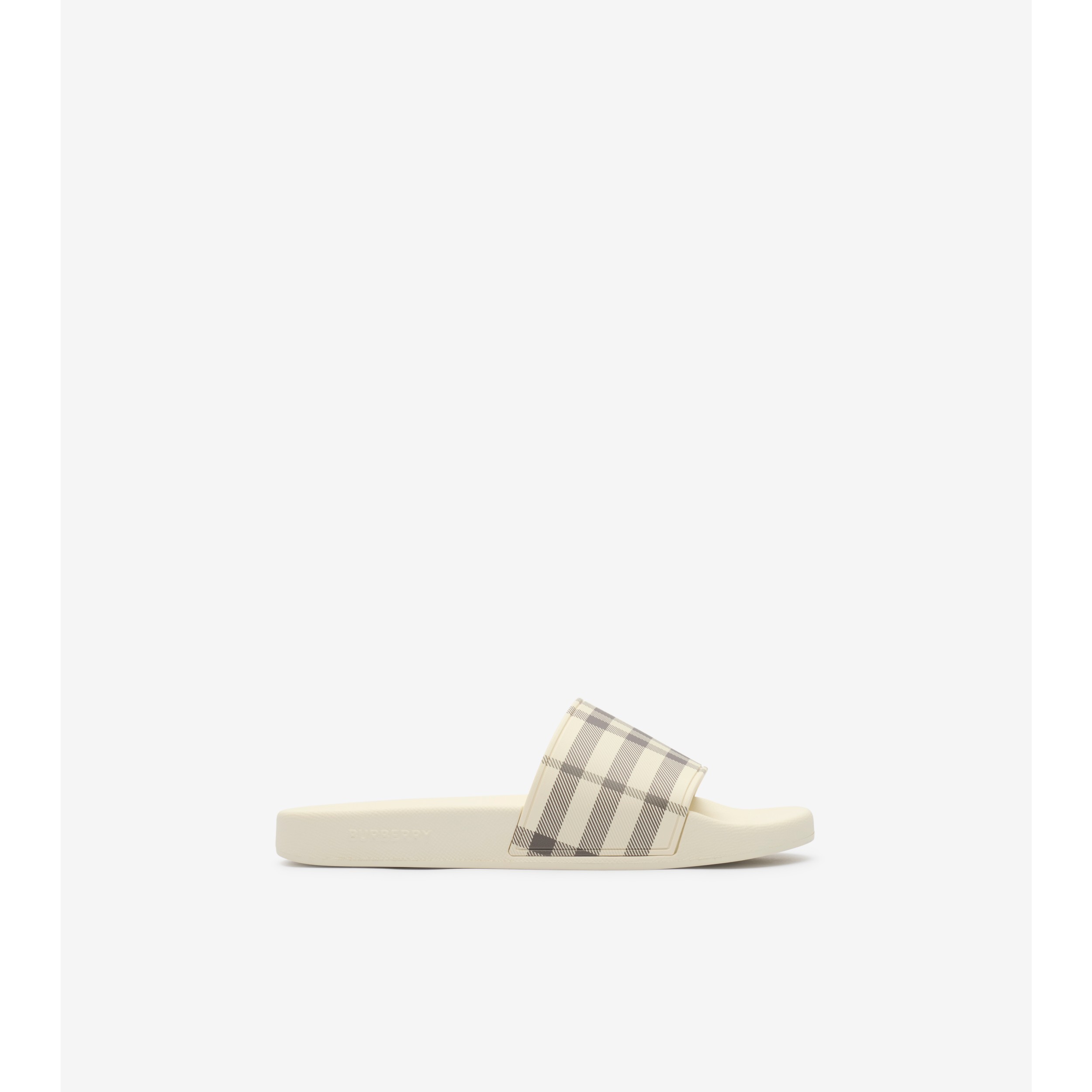 Check Slides in Archive beige - Women | Burberry® Official