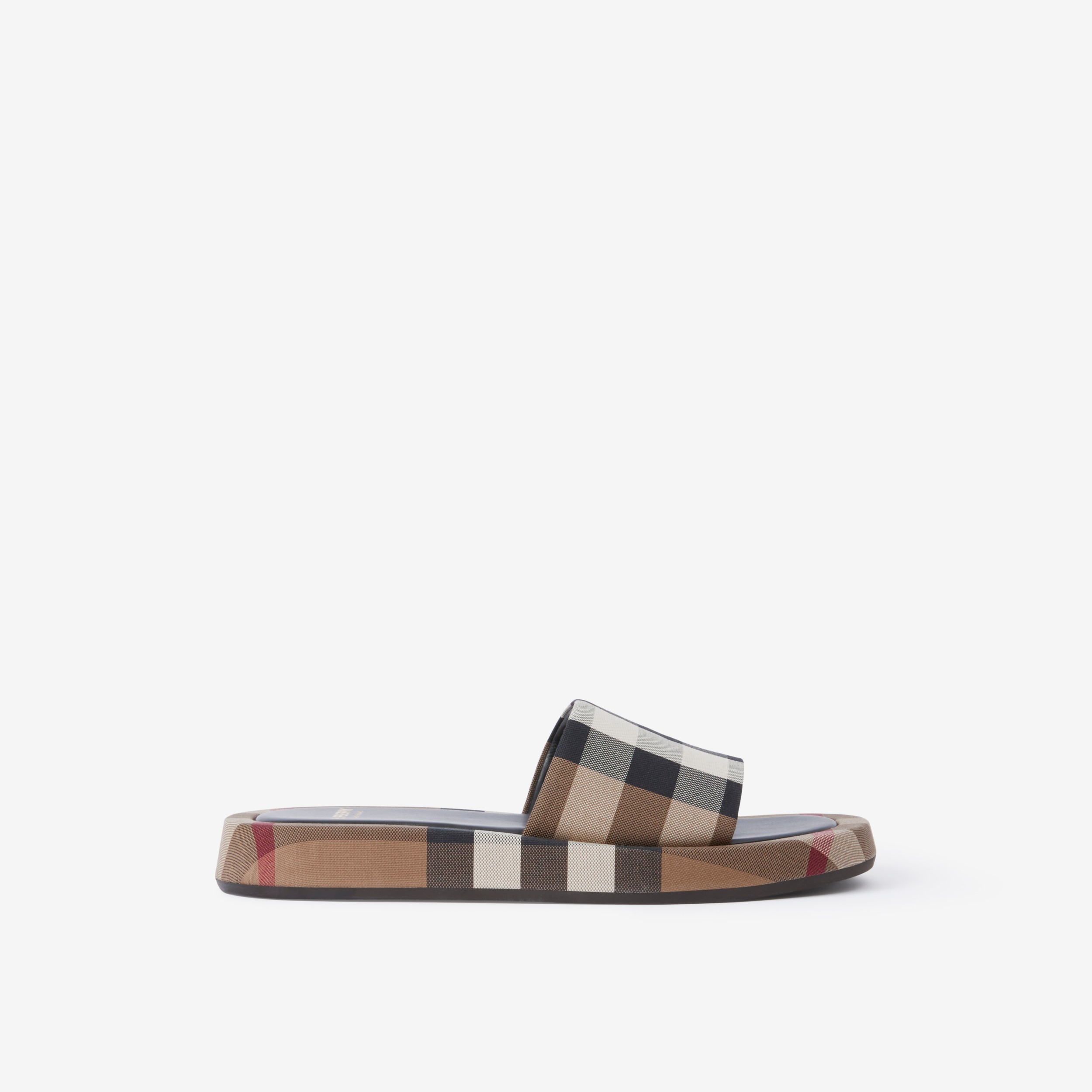 Summer Signature: Burberry Check Cotton Sandals