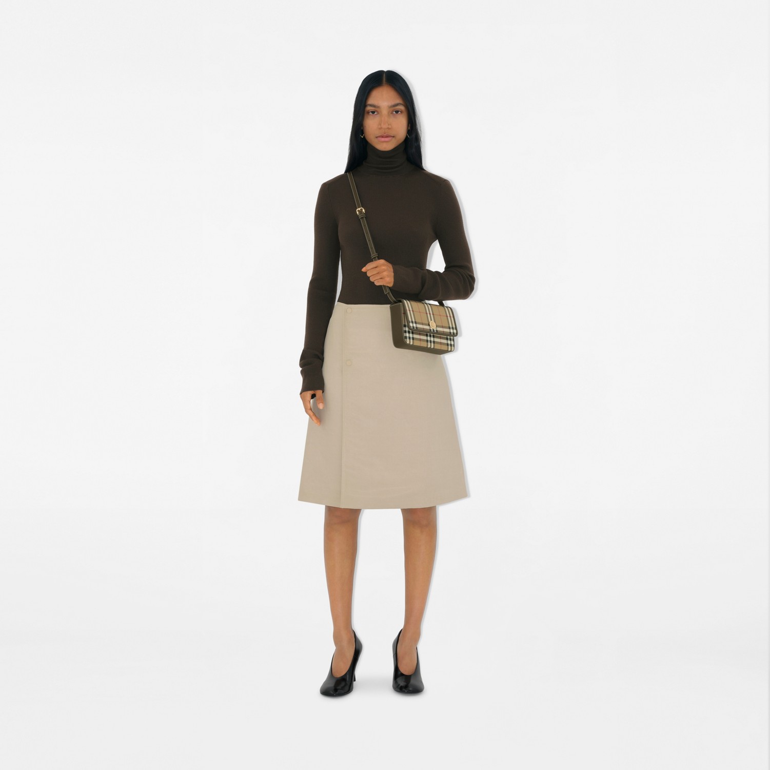 Hampshire Bag in Archive beige/military - Women | Burberry Hampshire Bag in Archive beige/military - Women | Burberry
