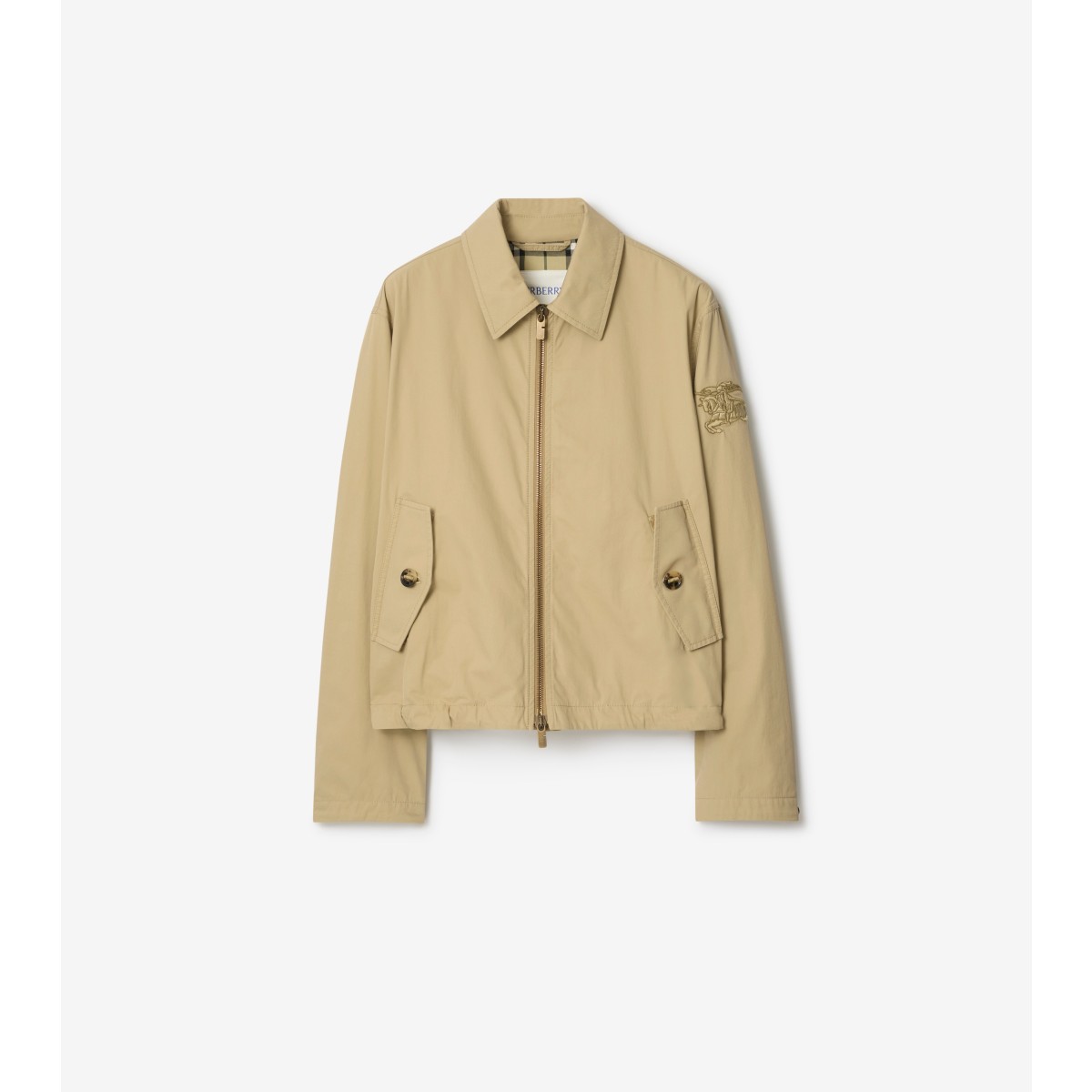  Check Gabardine Jacket