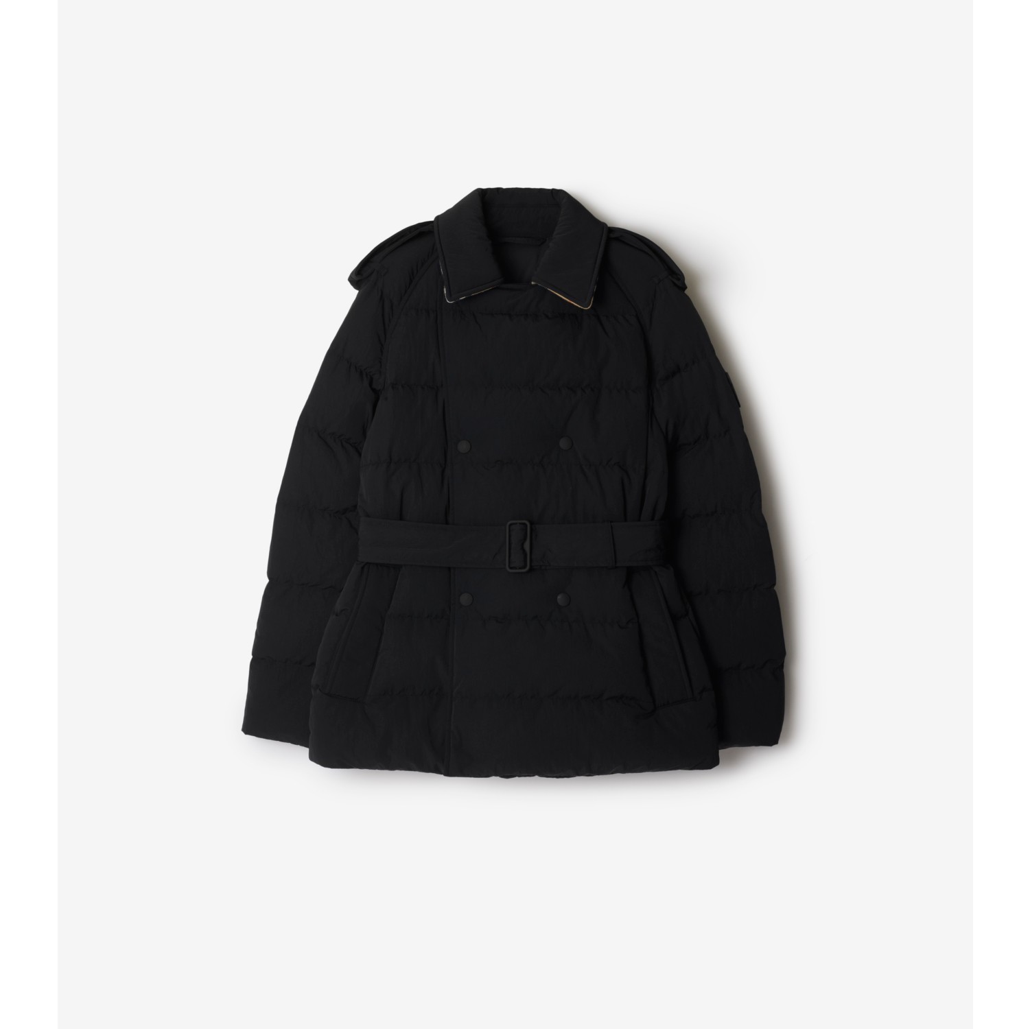 Burberry Nylon Short Jacket Black M