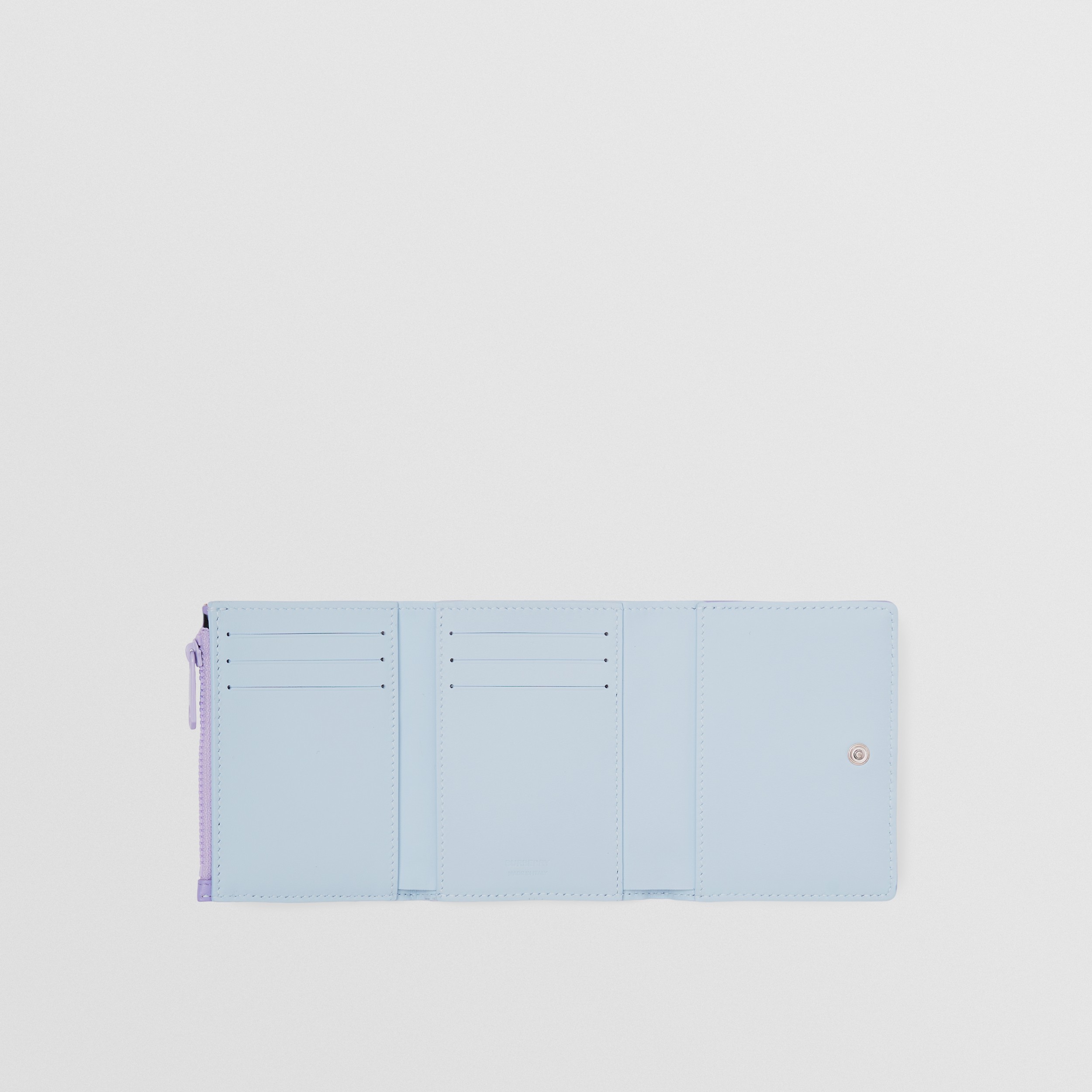 Складной бумажник Lola из кожи ягненка, компактный размер (Нежно-фиолетовый) - Для женщин | Официальный сайт Burberry® - 3