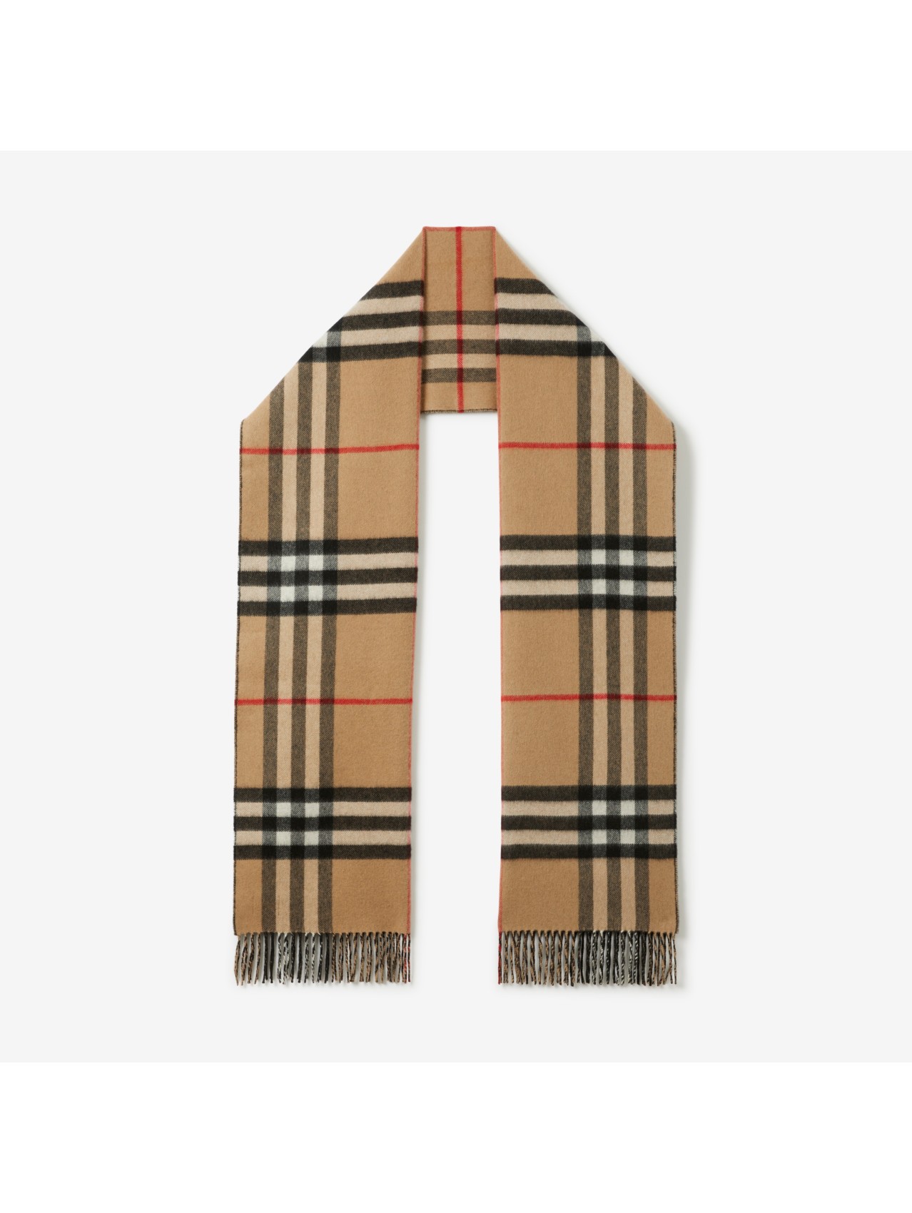 Burberry バーバリー カシミアスカーフ レザートリム マフラー 小物