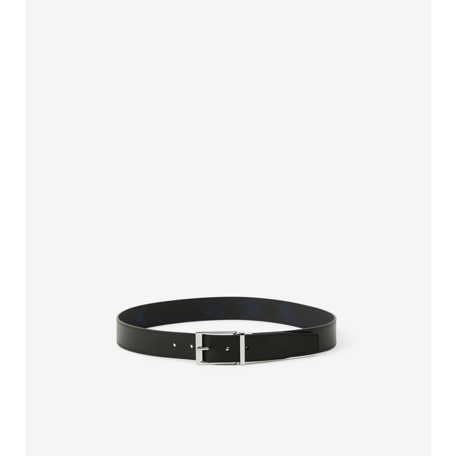 mens burberry checked belt