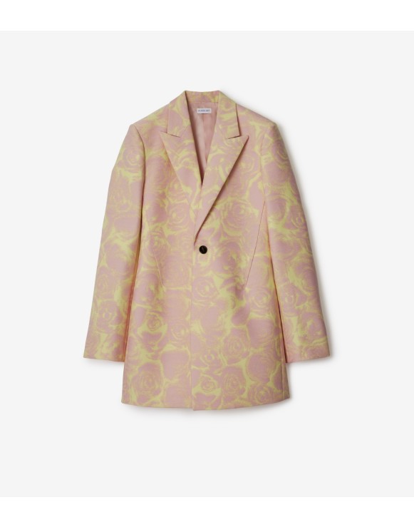 Rose Wool Tailored Jacket