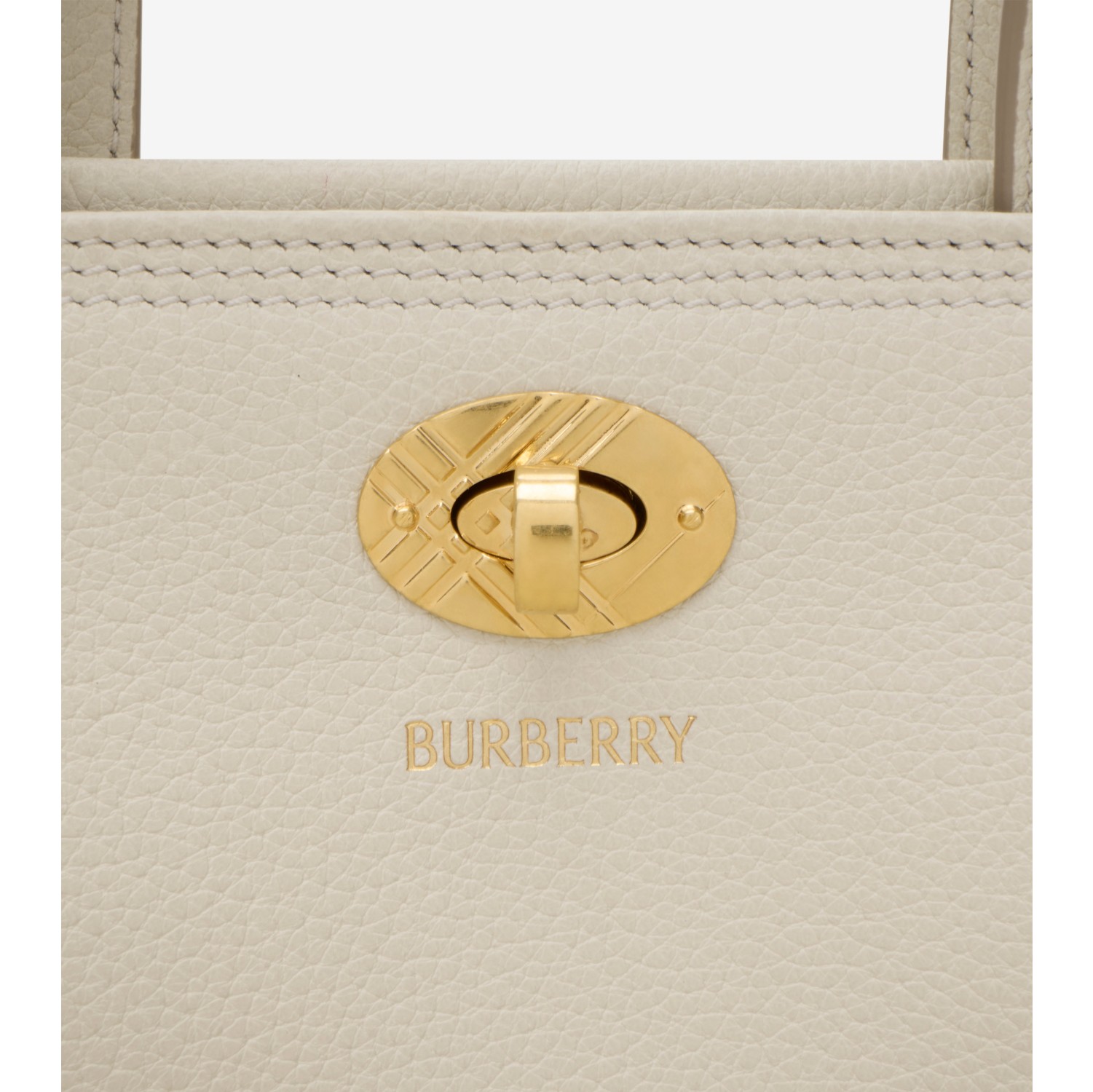 Mini Cotswolds Tote in Soap beige - Women, Leather | Burberry® Official