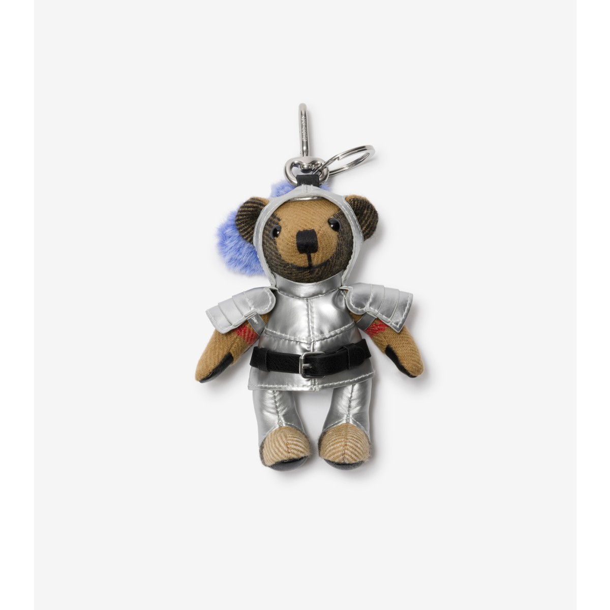 Burberry Thomas Bear Charm In Silver