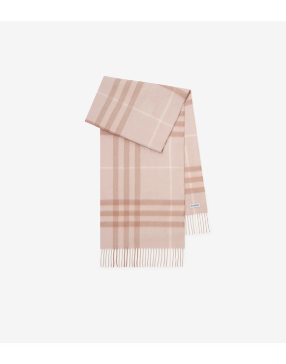 Check Cashmere Scarf