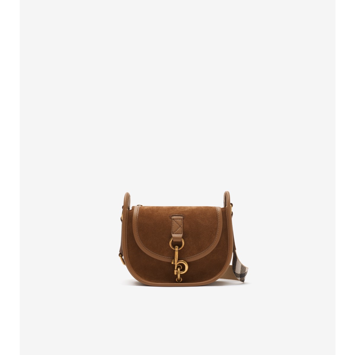  Check Mini B Clip Messenger Bag