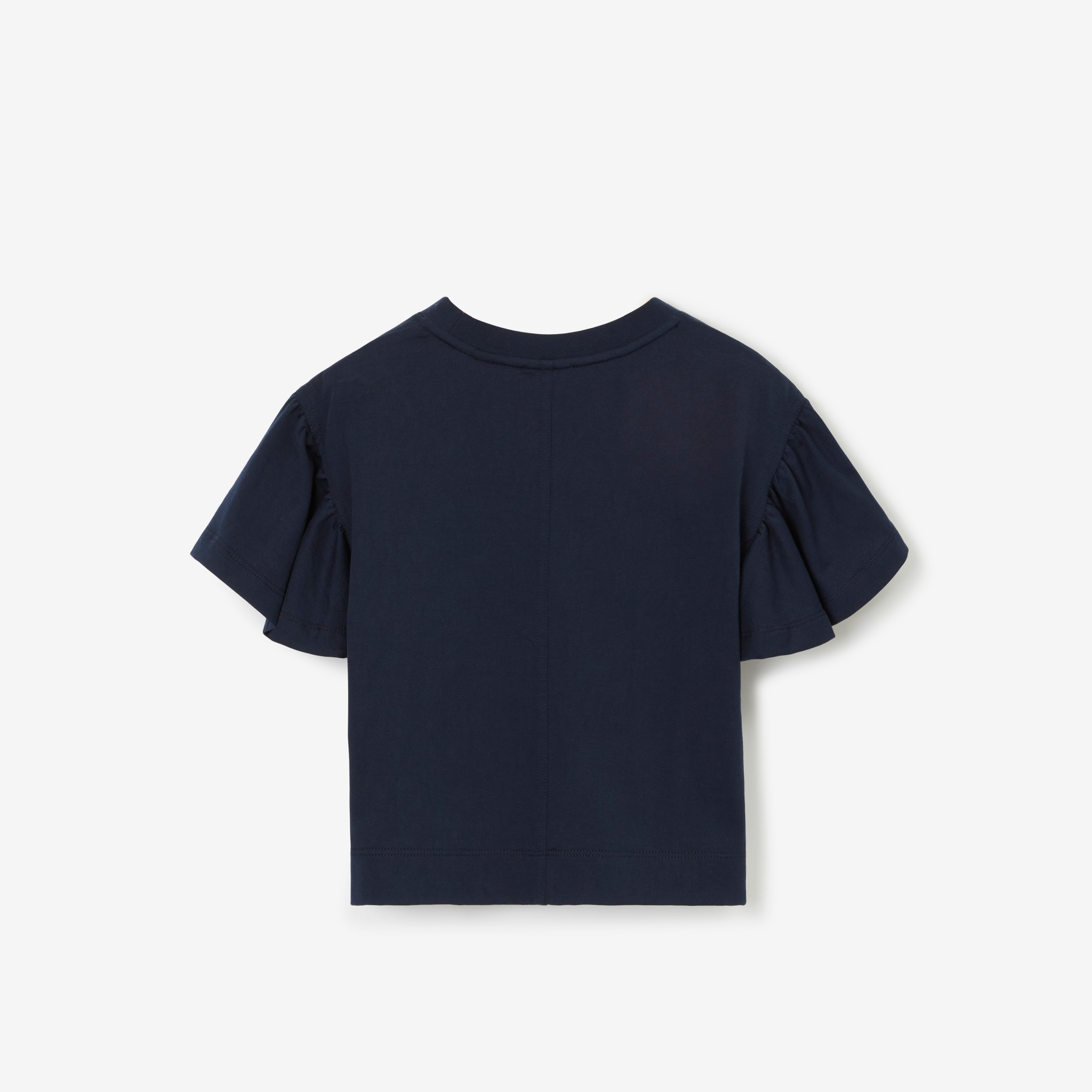 Thomas Bear Print Cotton T Shirt In Deep Charcoal Blue Burberry® Official 