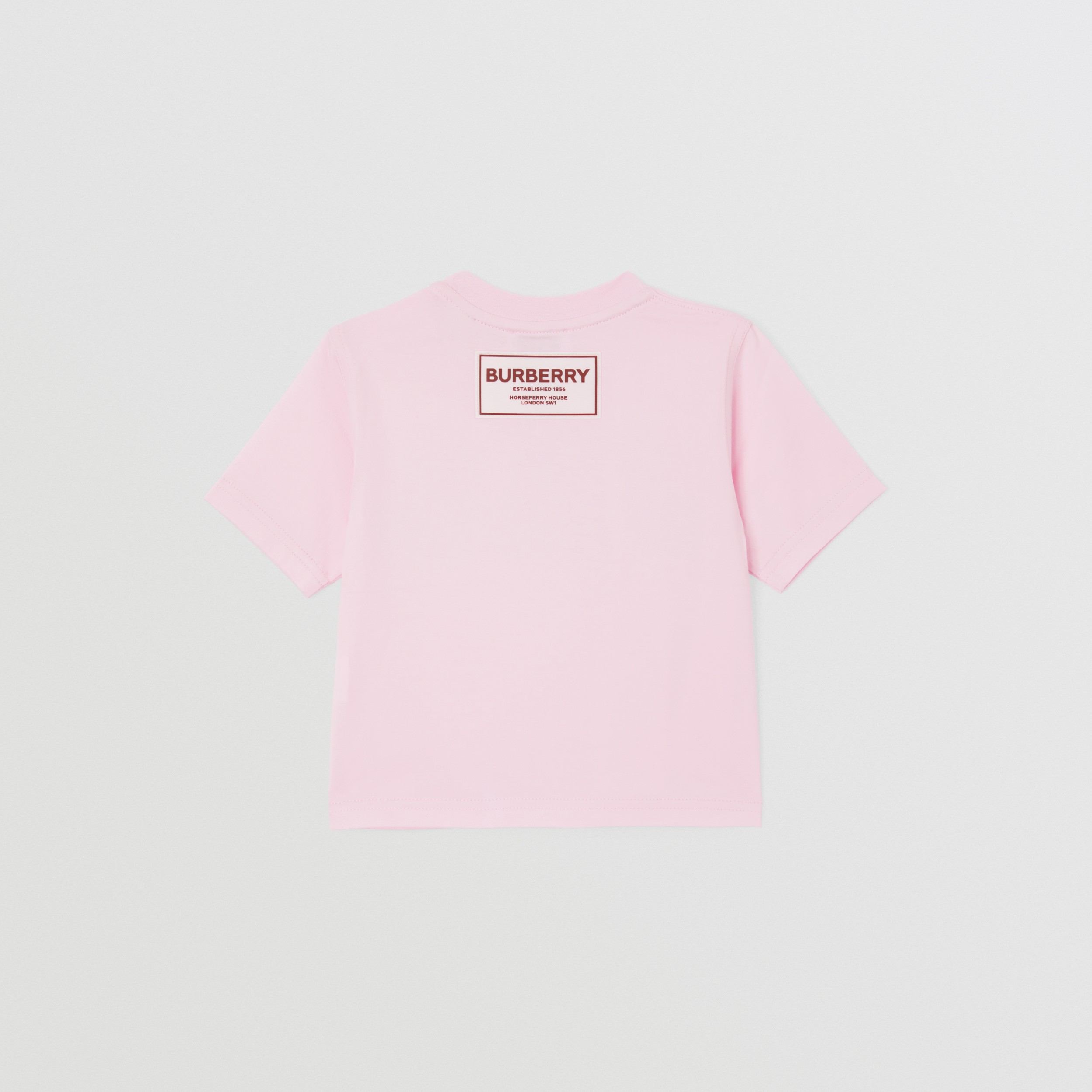 Thomas 泰迪熊装饰棉质 T 恤衫 (浅糖果粉) - 儿童 | Burberry® 博柏利官网 - 4