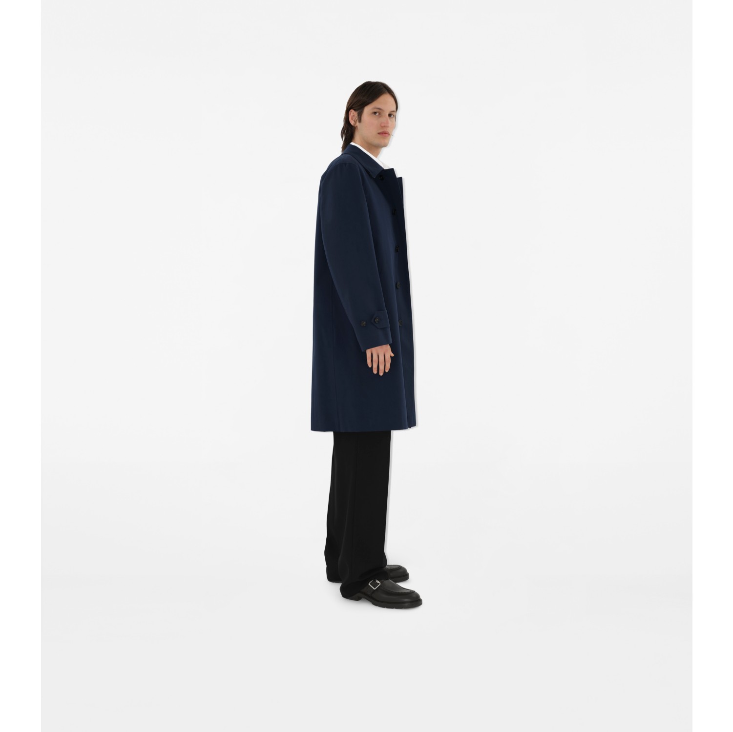 Long Gabardine Car Coat