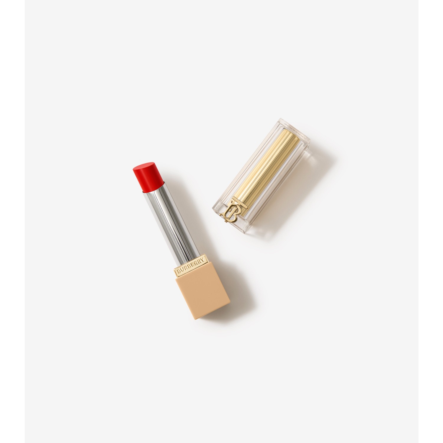 Burberry Brit Shine Lipstick – The Red No.106 in The Red 106 - Women | Burberry® Official