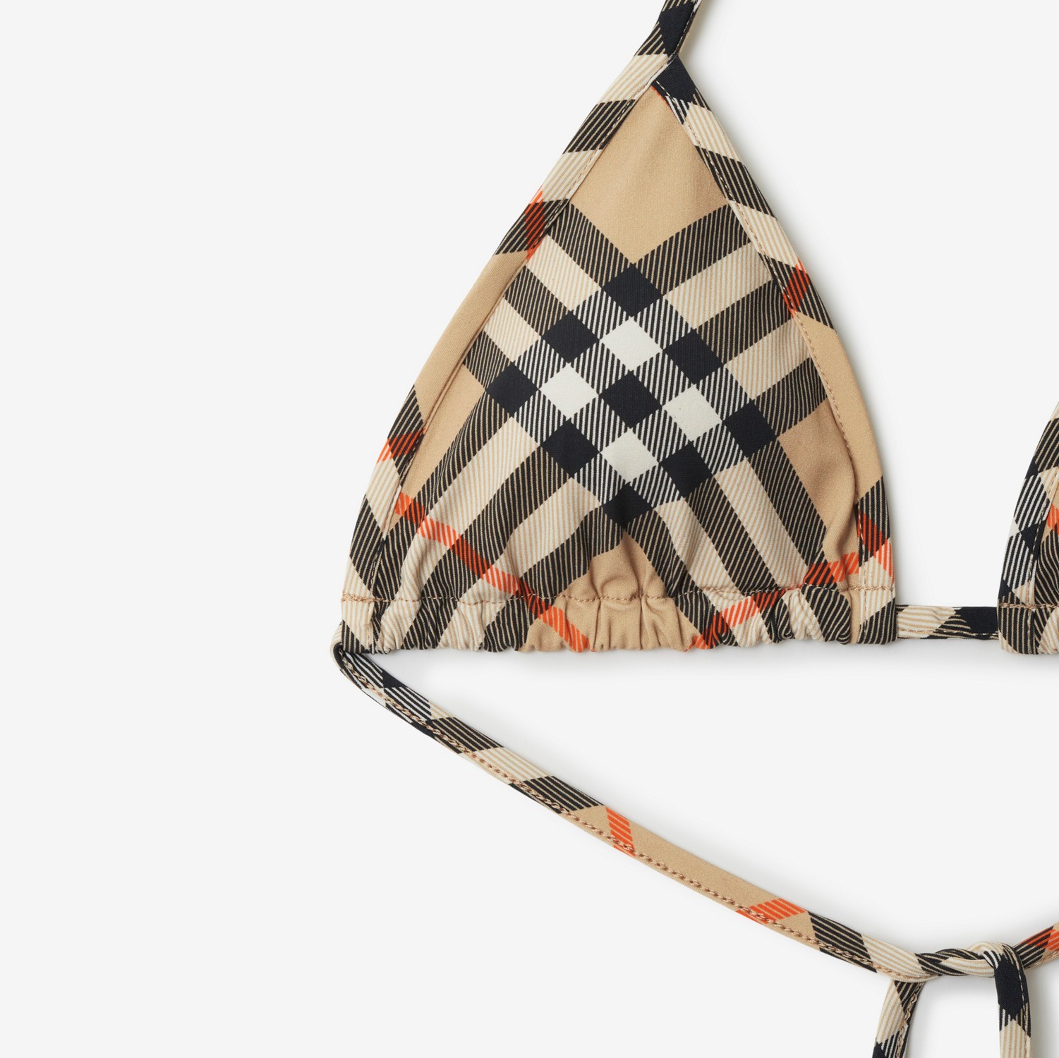 チェック ビキニトップ (サンド) - ウィメンズ | Burberry®公式 チェック ビキニトップ (サンド) - ウィメンズ | Burberry®公式
