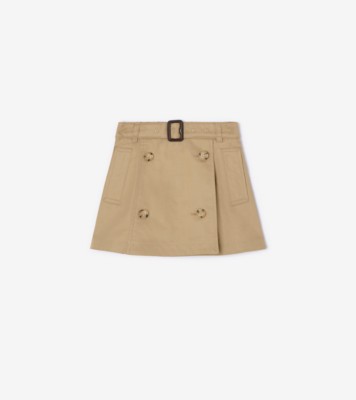 Cotton Trench Skirt Sand ®