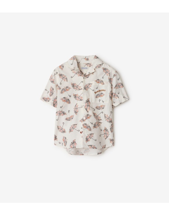 Chemise en coton à motif Umbrella