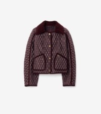 Cropped Quilted Nylon Floriston Jacket