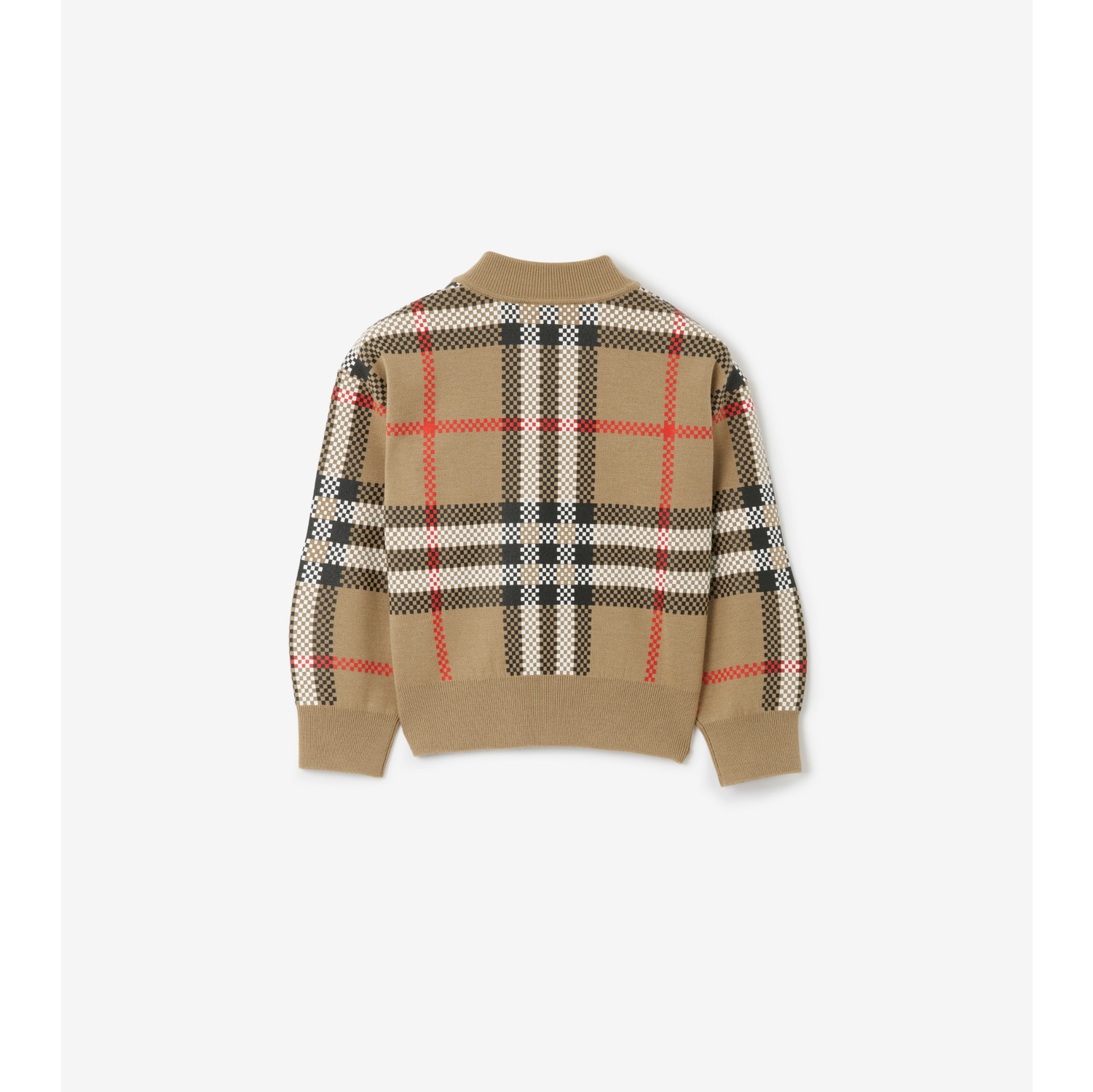 チェック ウール セーター (アーカイブベージュ) | Burberry®公式サイト