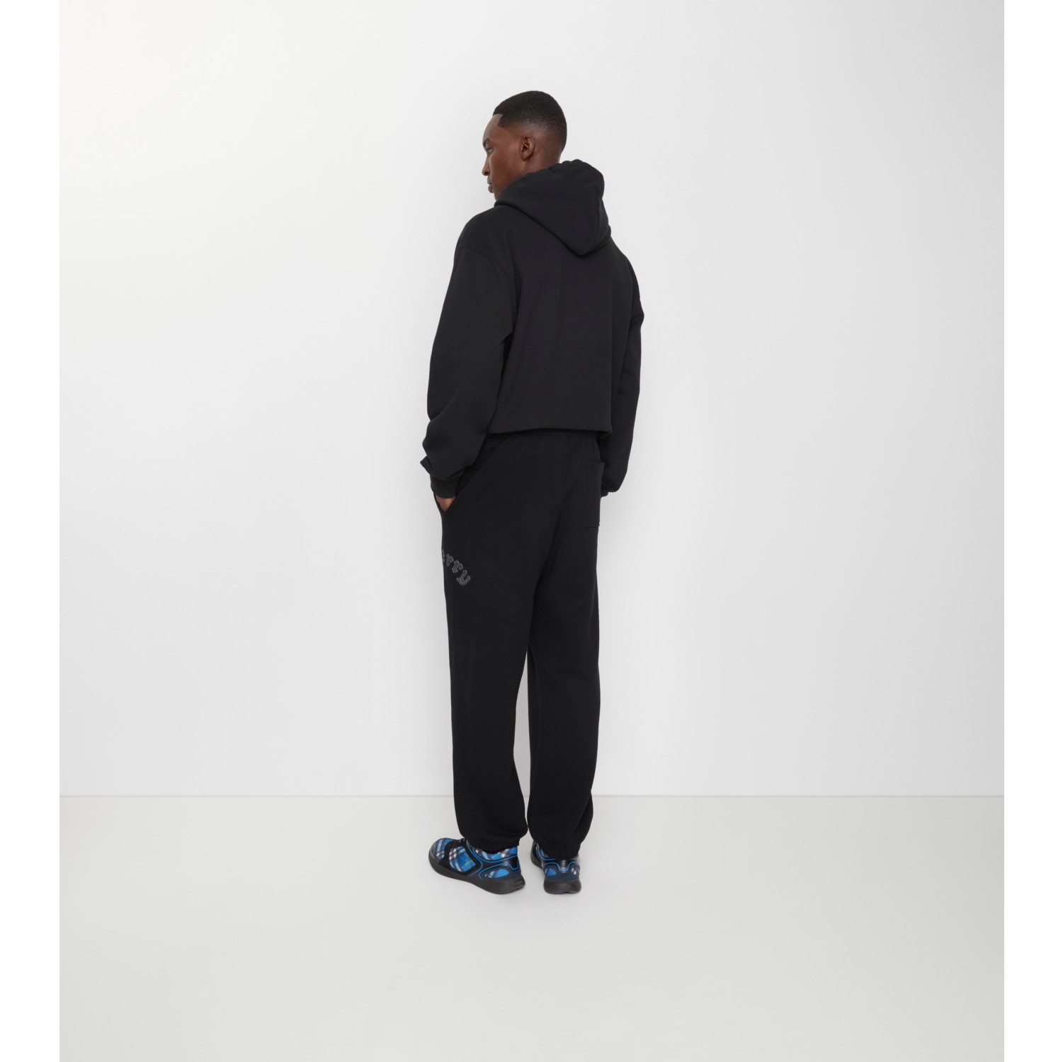 Gothic Logo Cotton Jogging Pants